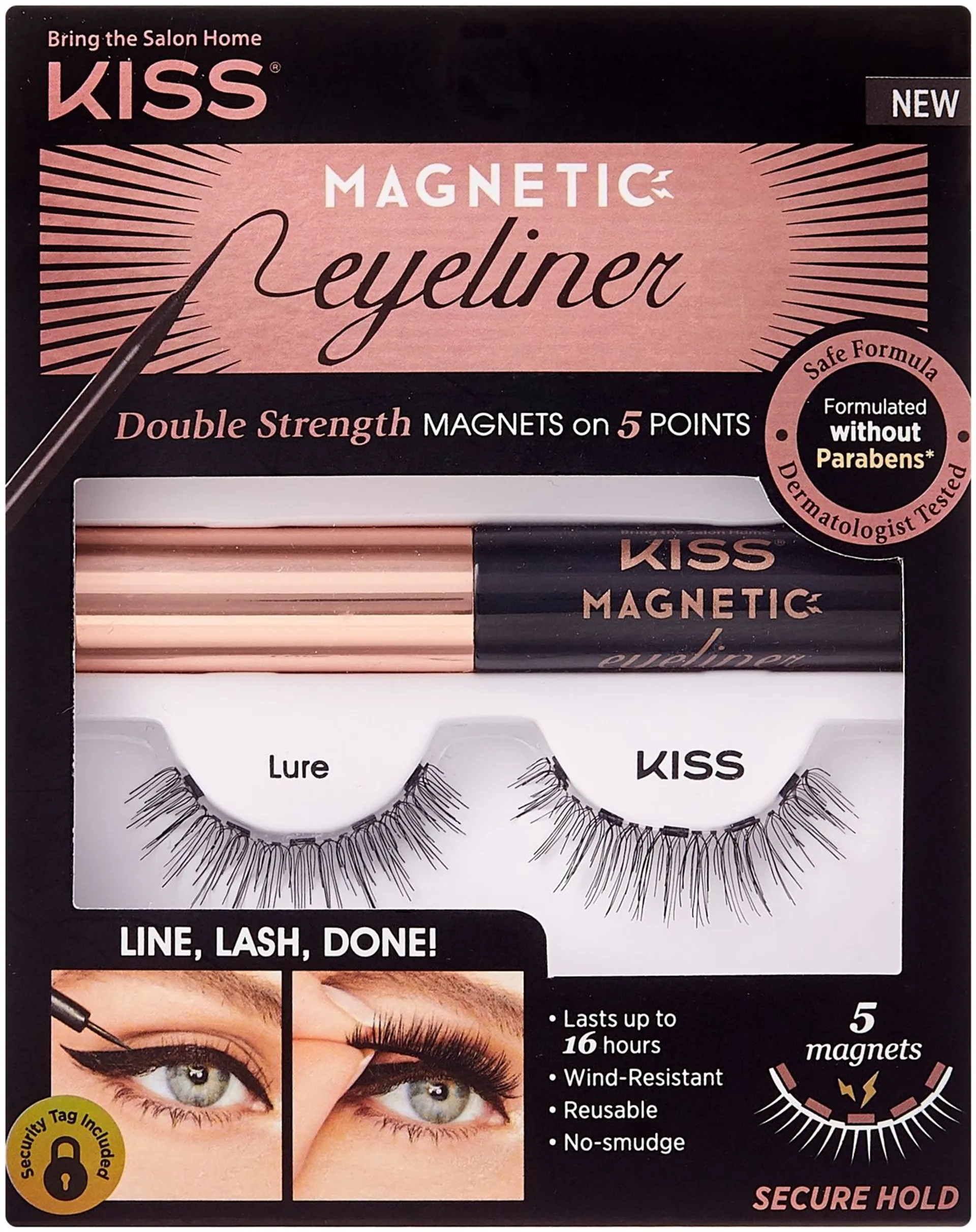 Kiss Magnetic Eyeliner Kit Lure - 1