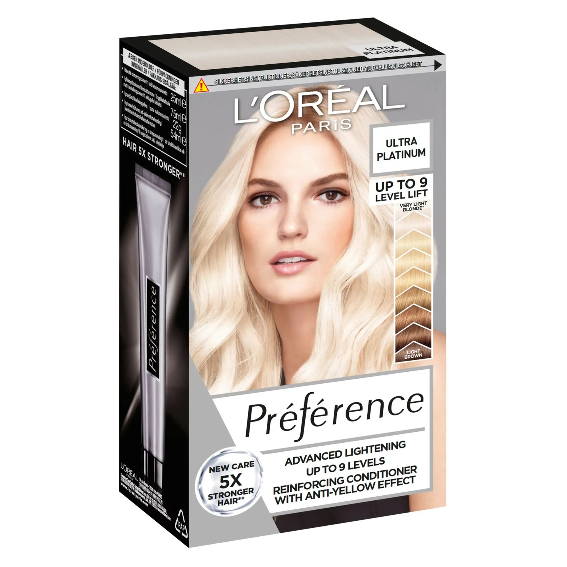 L'Oréal Paris Preference Le Blonding Ultra Platinum 9 asteen ultravoimakas vaalennus 1kpl - 2
