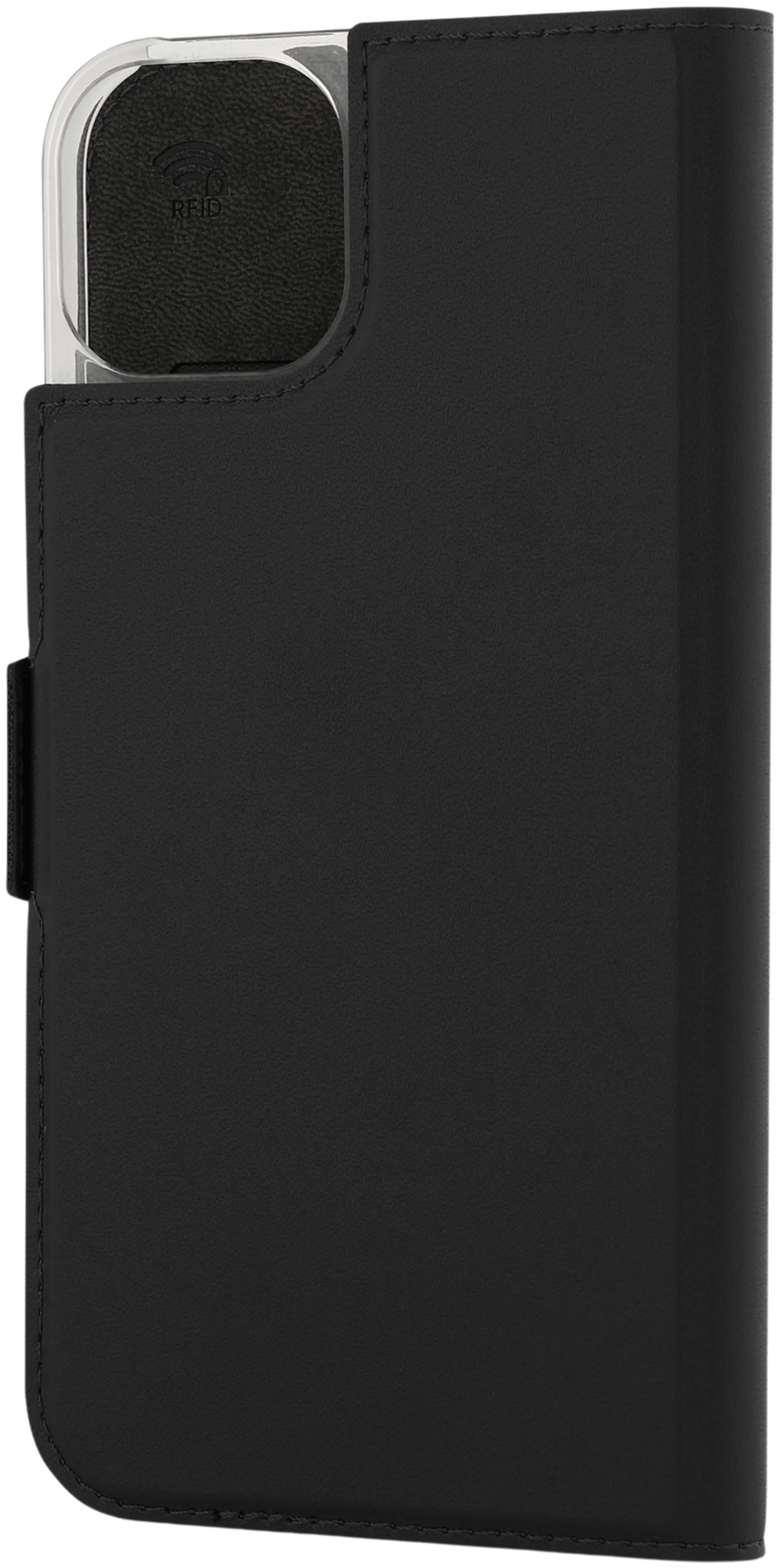 Wave MagSafe -yhteensopiva Book Case, Apple iPhone 15 Plus, Musta - 3
