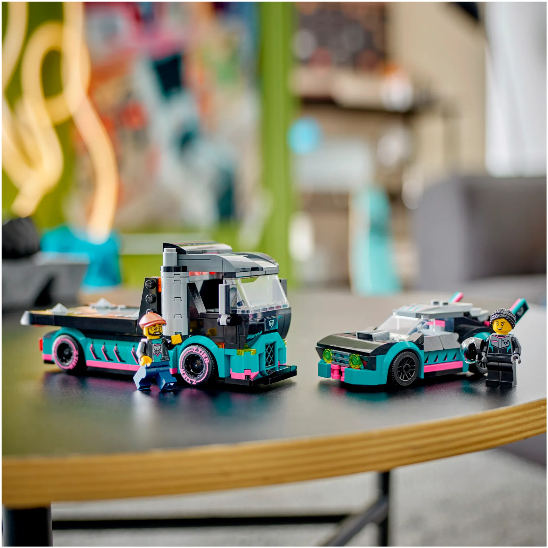 LEGO City Great Vehicles 60406 Kilpa-auto ja autonkuljetusauto - 6