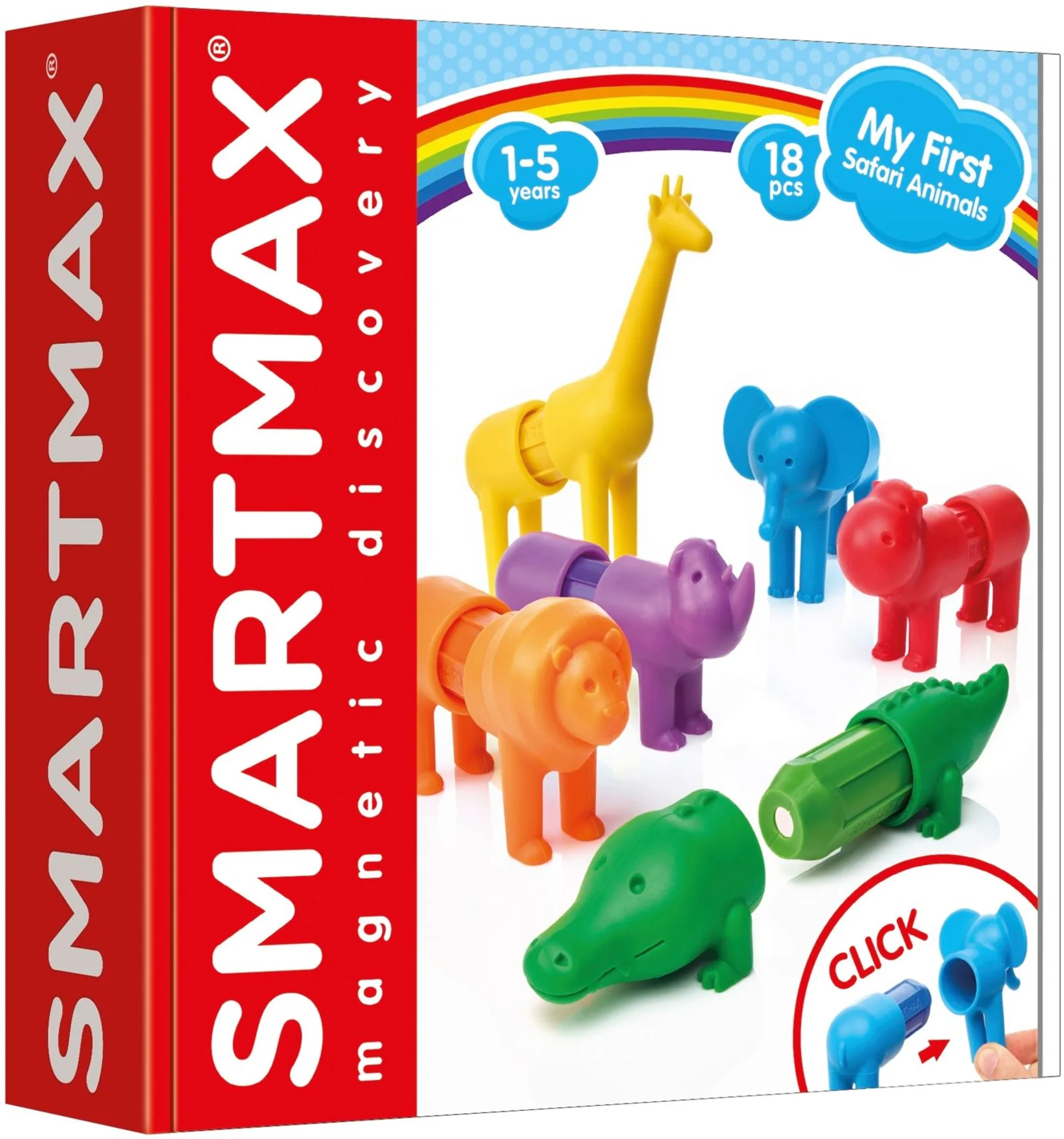 Smartmax Safari animals rakennussarja - 1