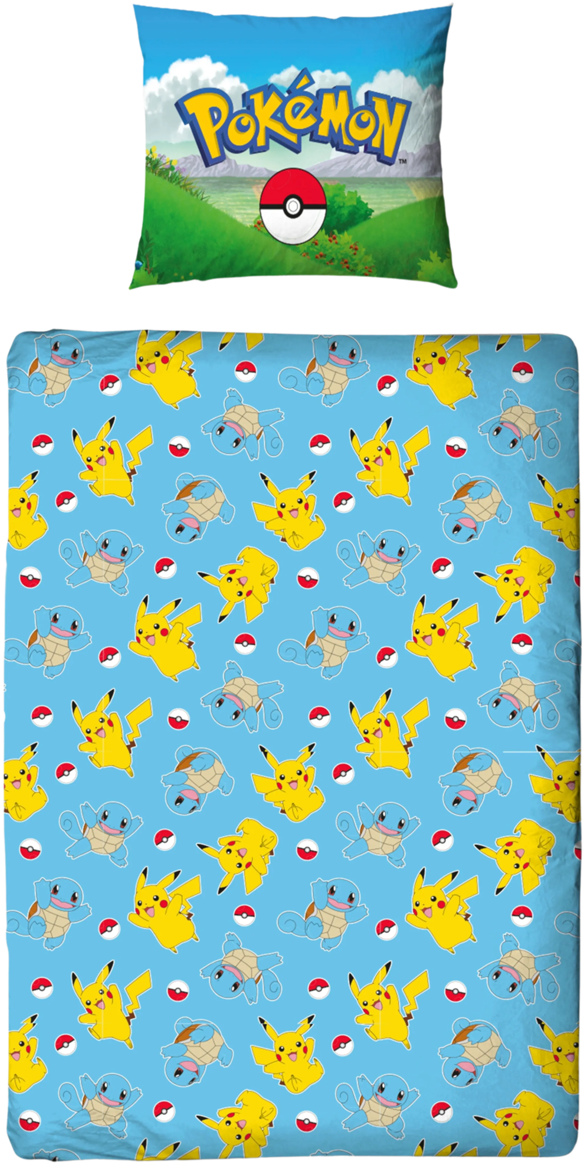 Pokémon Lasten pussilakanasetti 150x210+50x60, monivärinen - 2