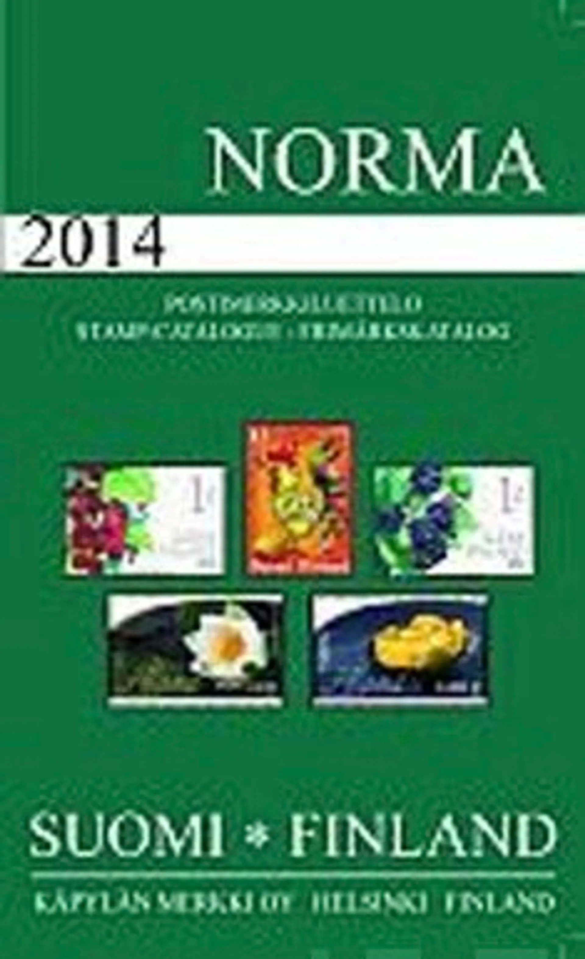 Norma 2014 (1856-2013) - Suomi luettelo - Finland katalog - Finland catalogue