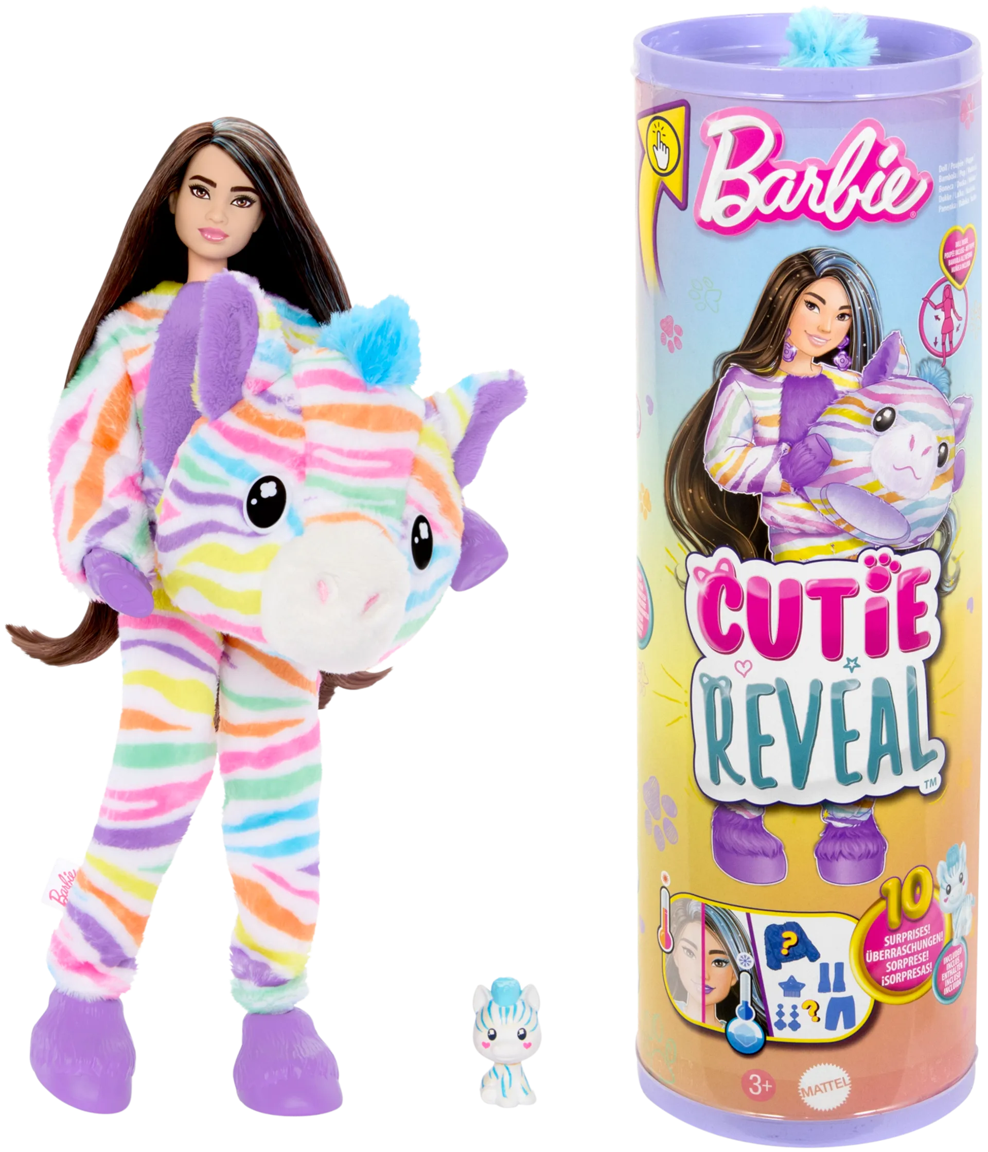 Barbie Cutie Reveal Color Dreams -muotinukke - 6