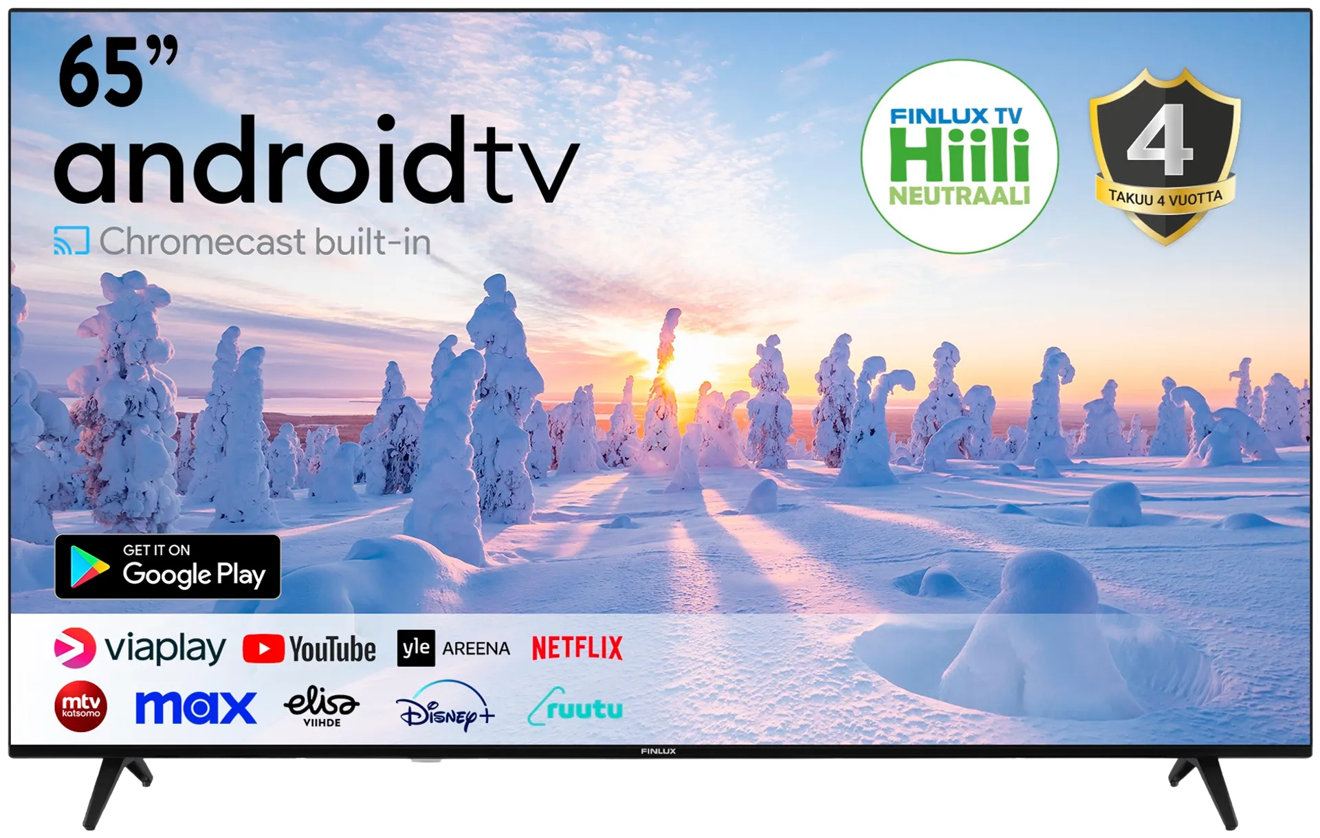 Finlux 65" 4K UHD Android Smart LED TV 65G9.2ACMI - 3