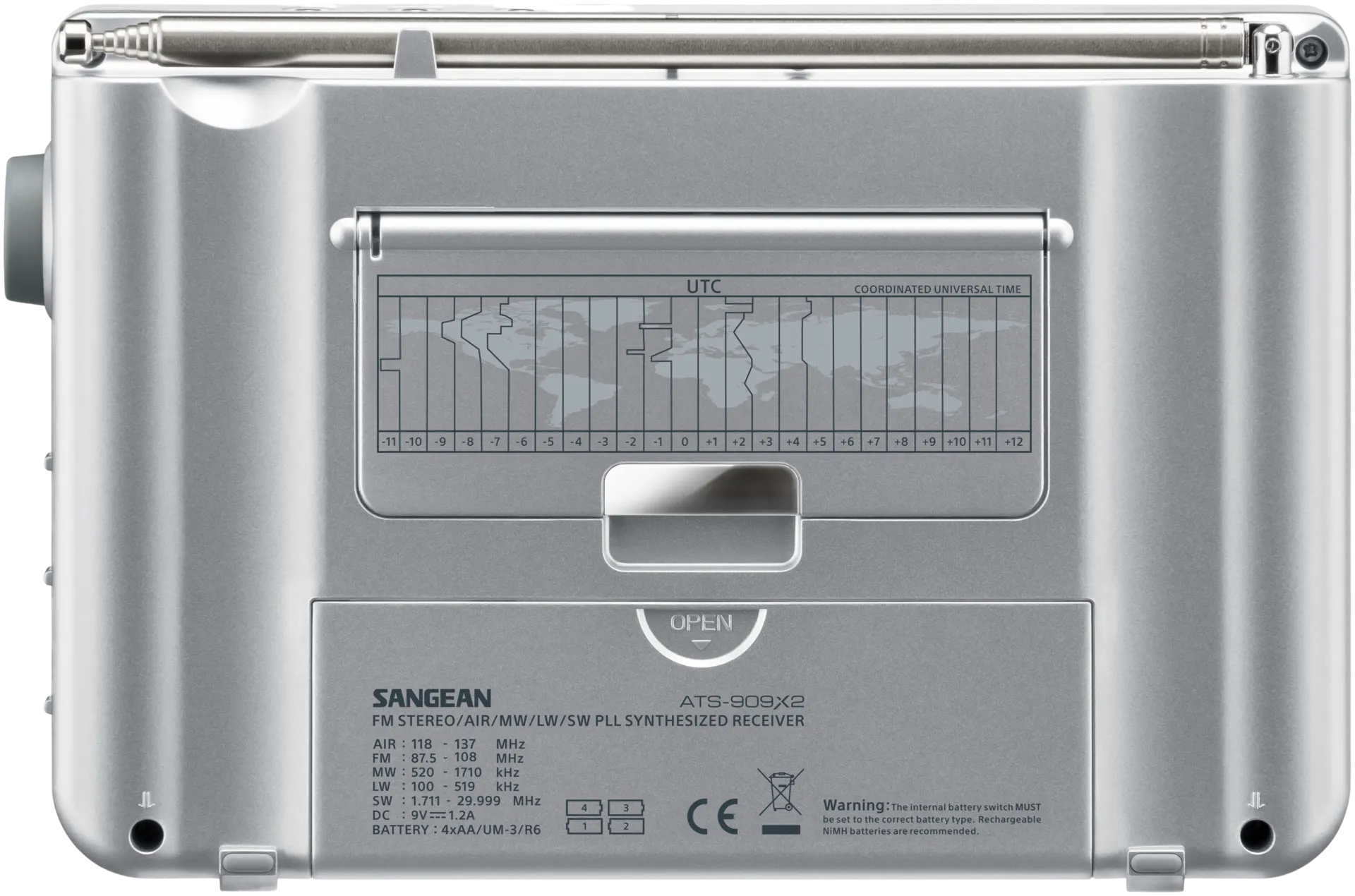 Sangean maailmanradio ATS-909X2 valkoinen - 5