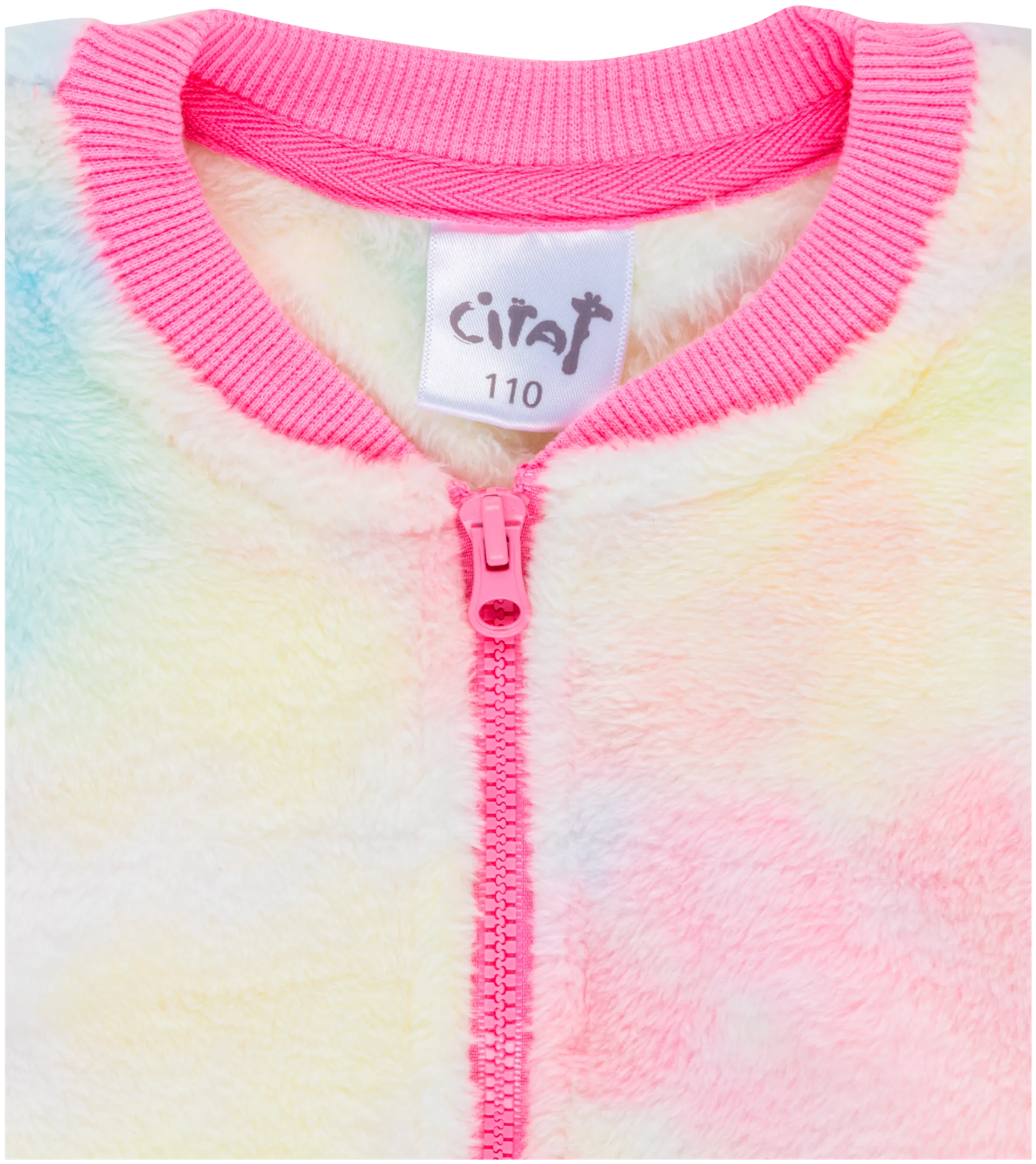 Ciraf lasten bombertakki fleece 25tc243306 - Rainbow aop - 3