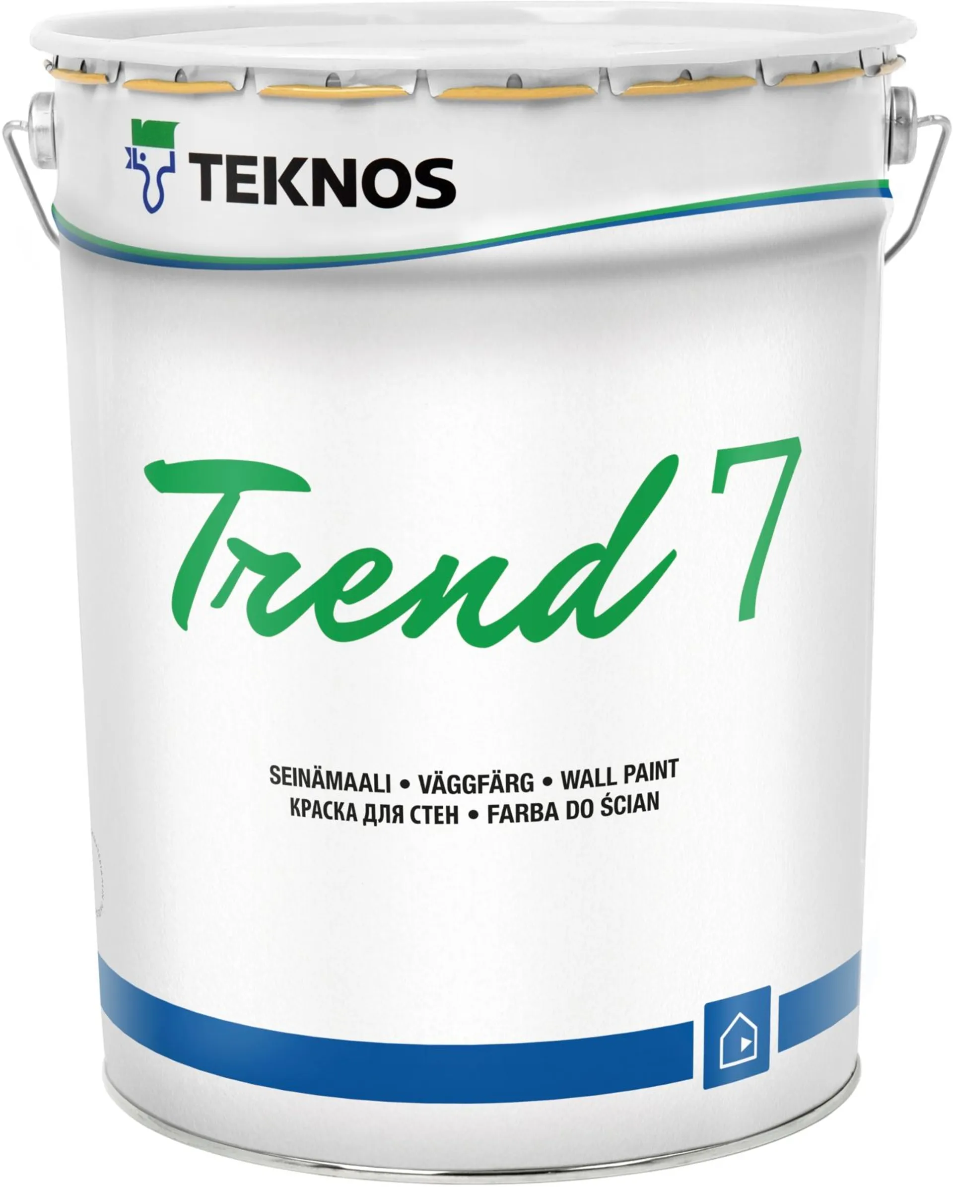 Teknos Trend 7 seinämaali 18L PM1 valkoinen sävytettävissä himmeä