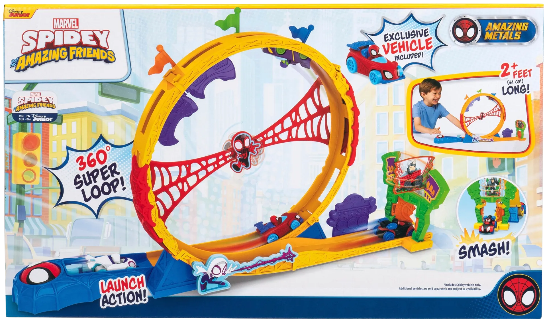 Spidey Amazing Metals Super Loop Track - 2