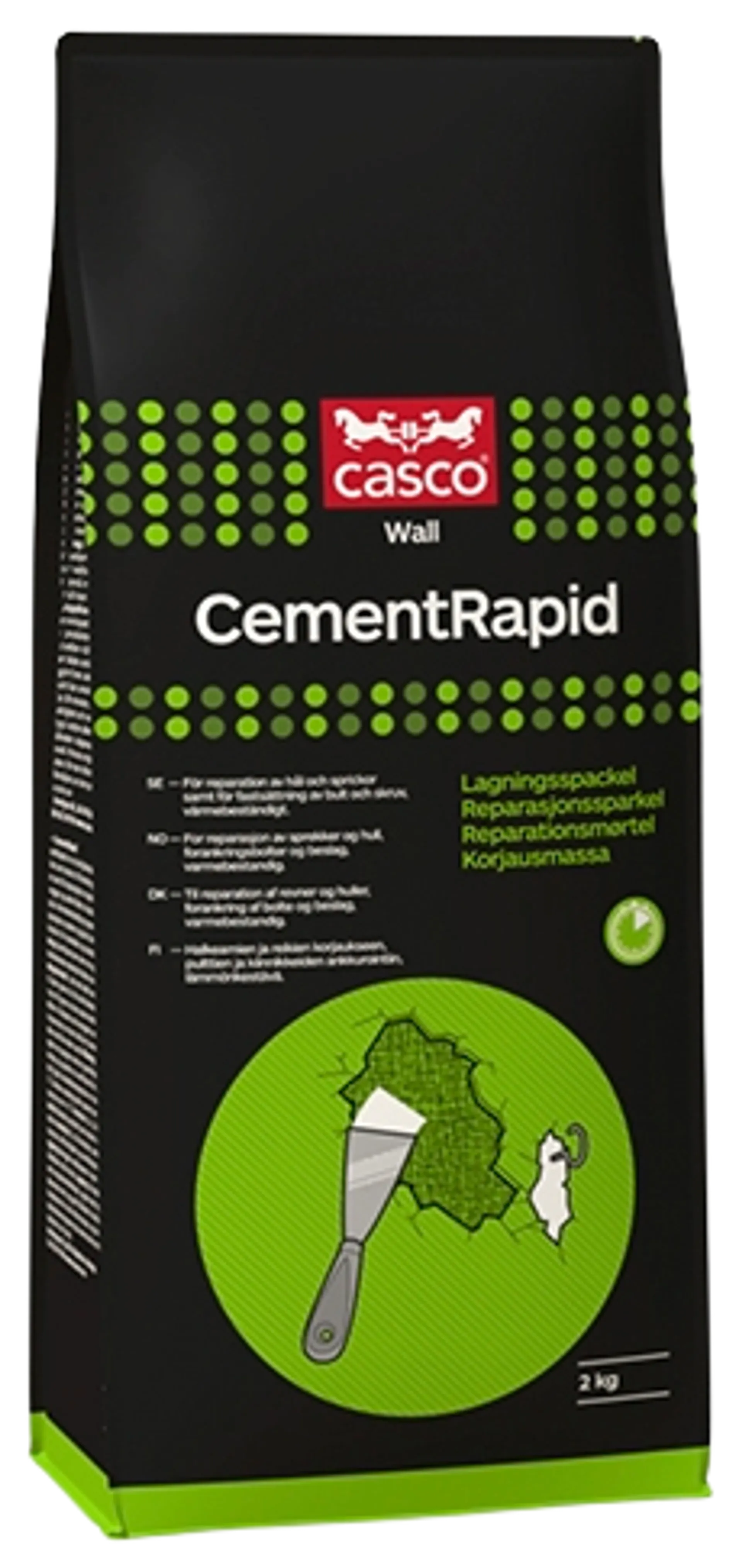 Casco täyttömassa CementRapid 2 kg