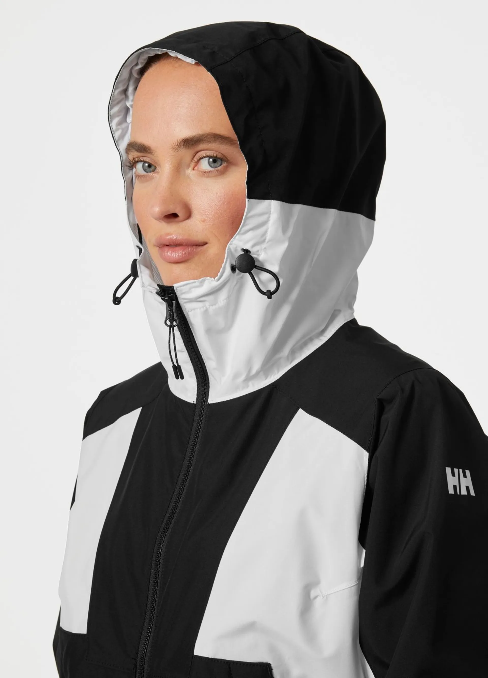 Helly Hansen naisten kuoritakki Rig Rain Jacket 54077 - WHITE - 5