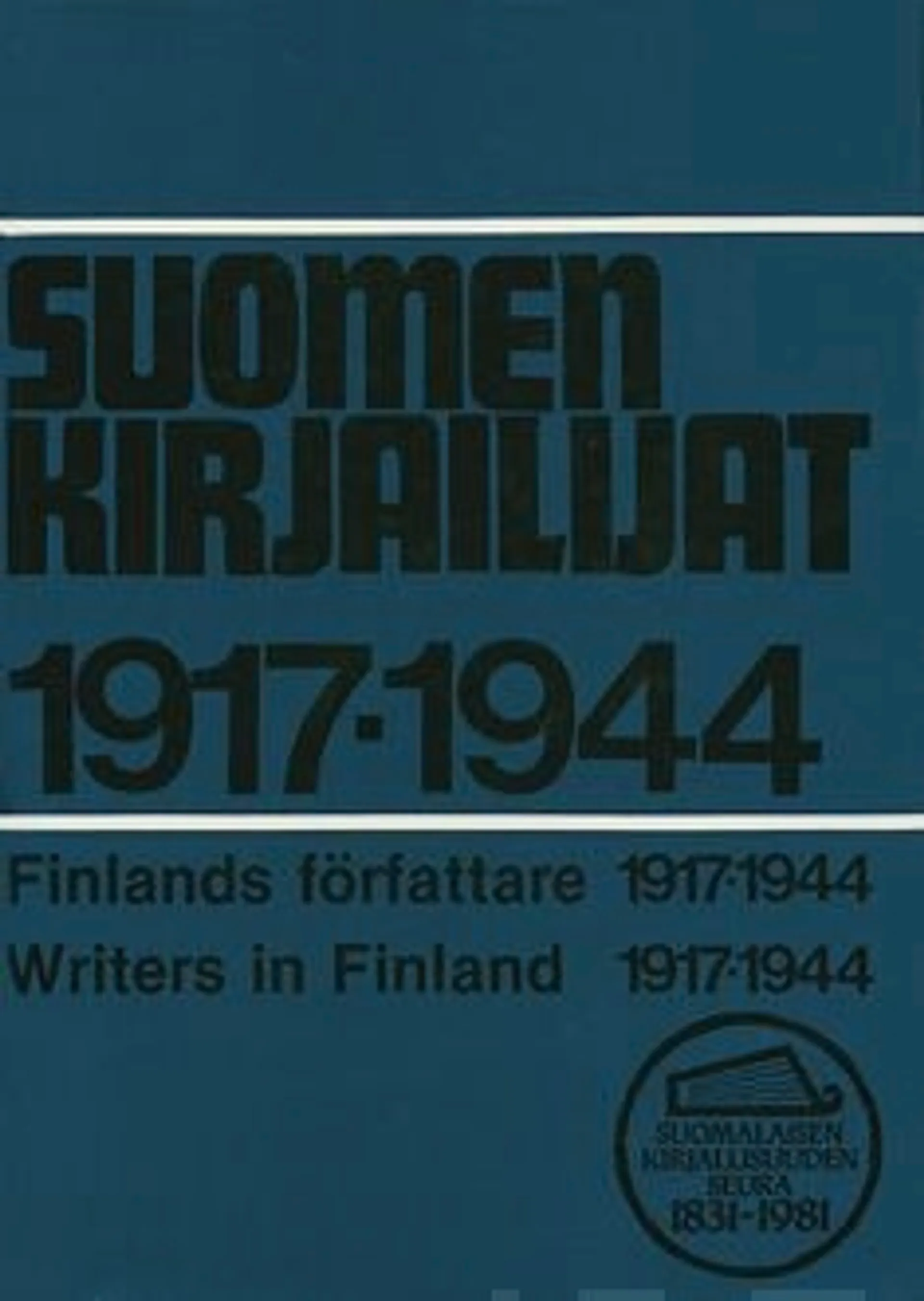 Suomen kirjailijat 1917-1944