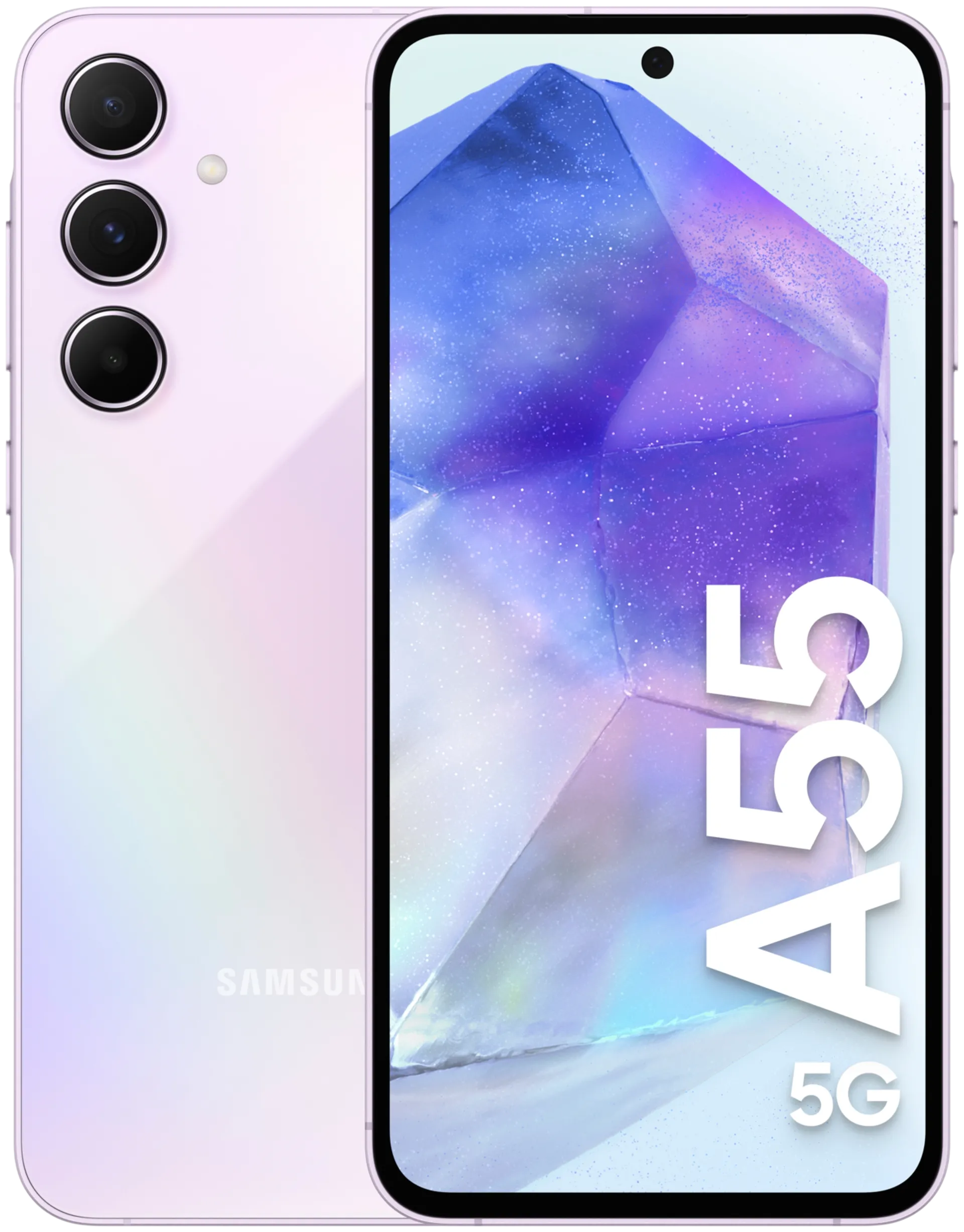 Samsung Galaxy A55 5g violetti 128gb älypuhelin - 1
