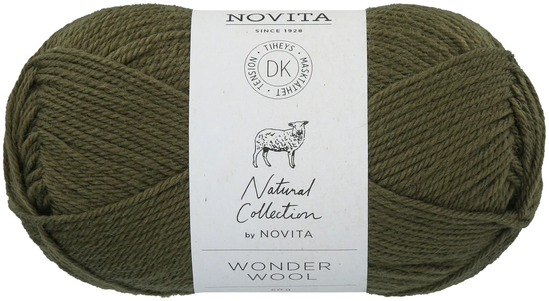 Novita lanka Wonder Wool DK 50 g luonto 392 - 1