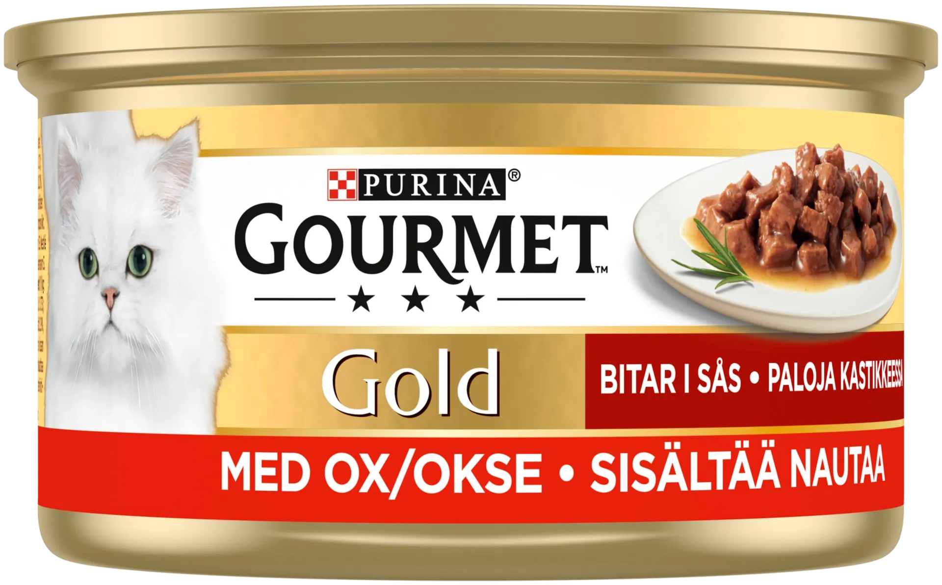 Gourmet Gold 85g Naudanlihaa Kastikkeessa kissanruoka