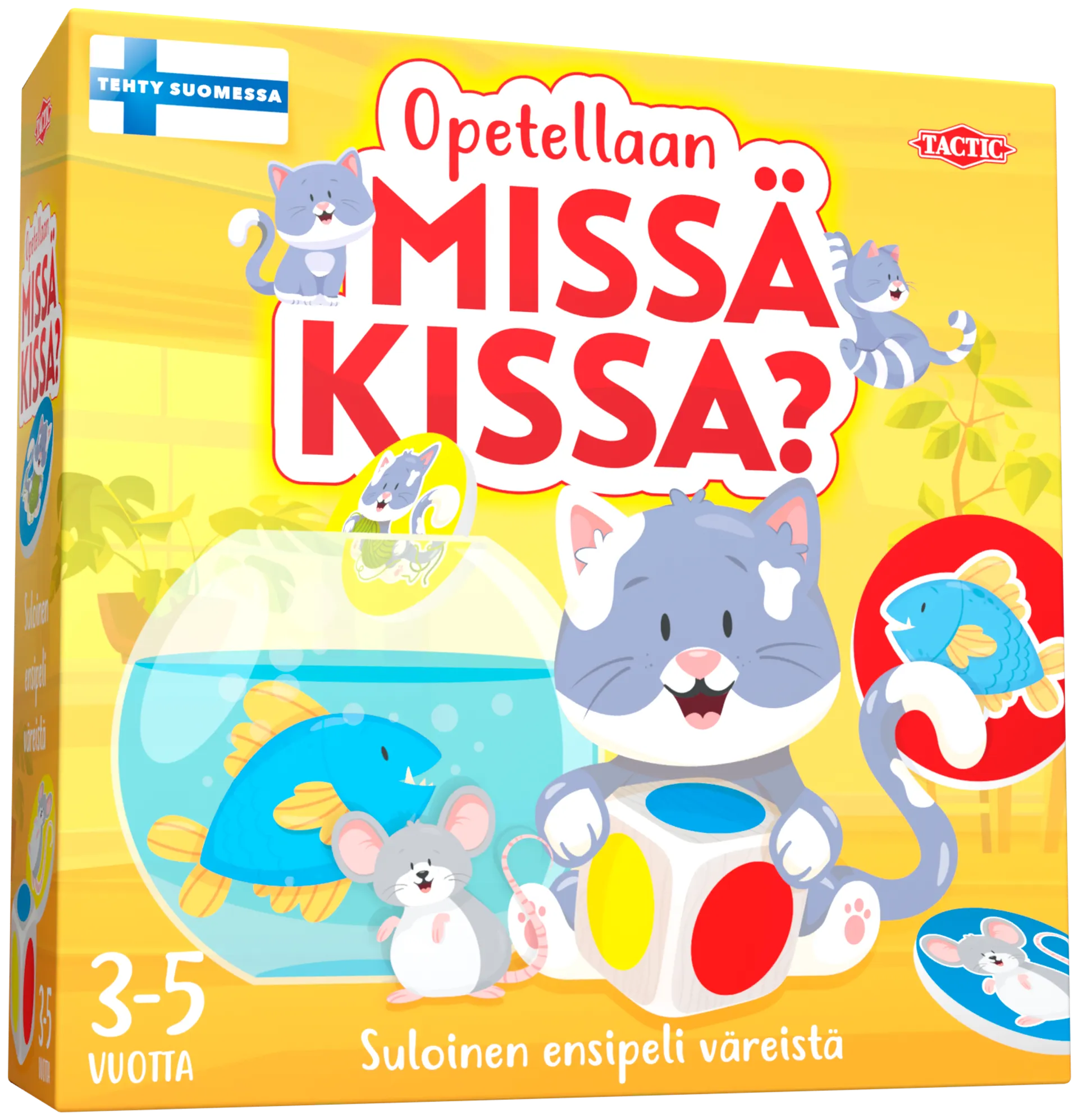 Tactic lautapeli Opetellaan Missä kissa? - 1