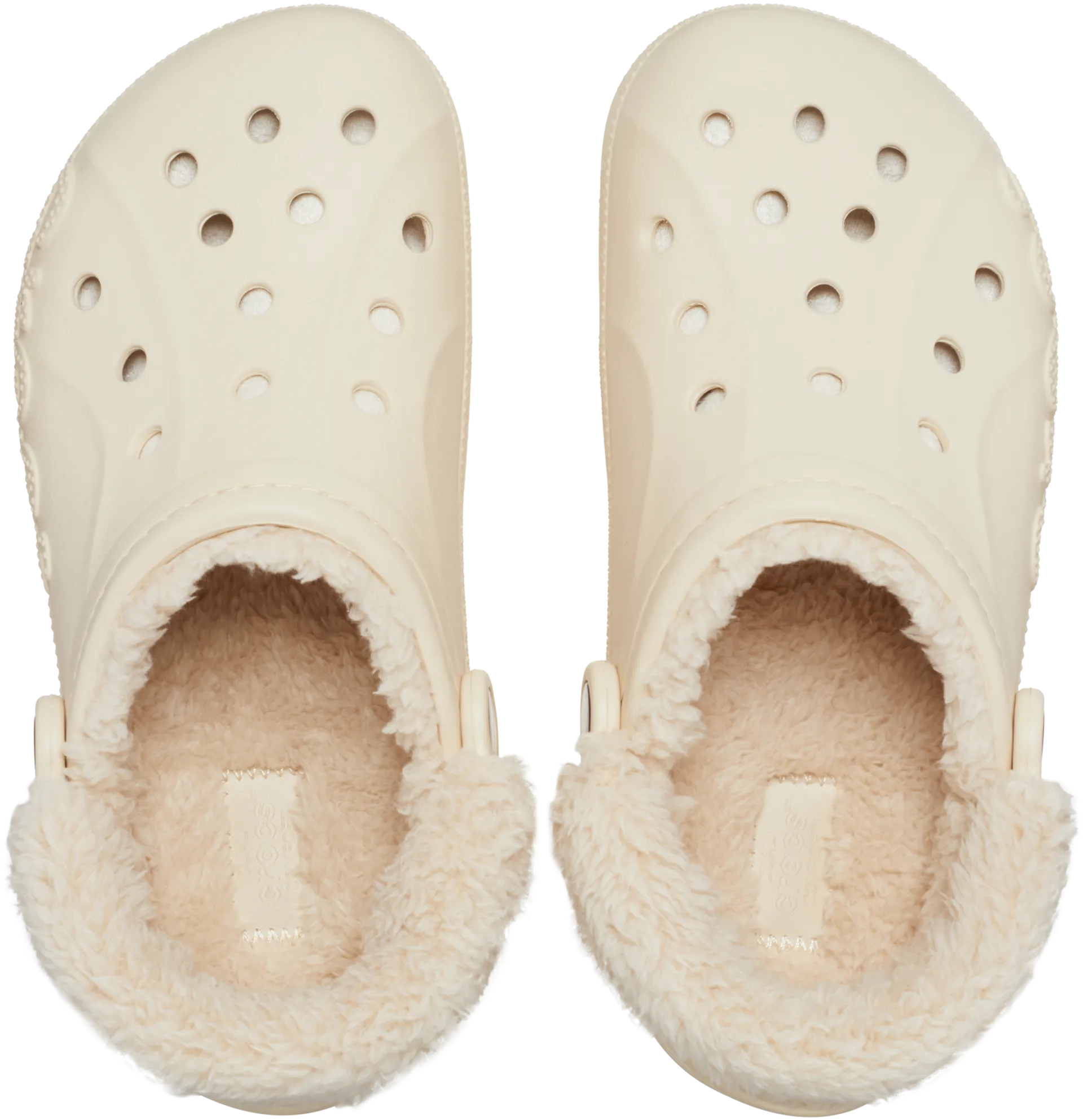 Baya Lined Fuzz Strap Clog - WINTER WHITE - 4