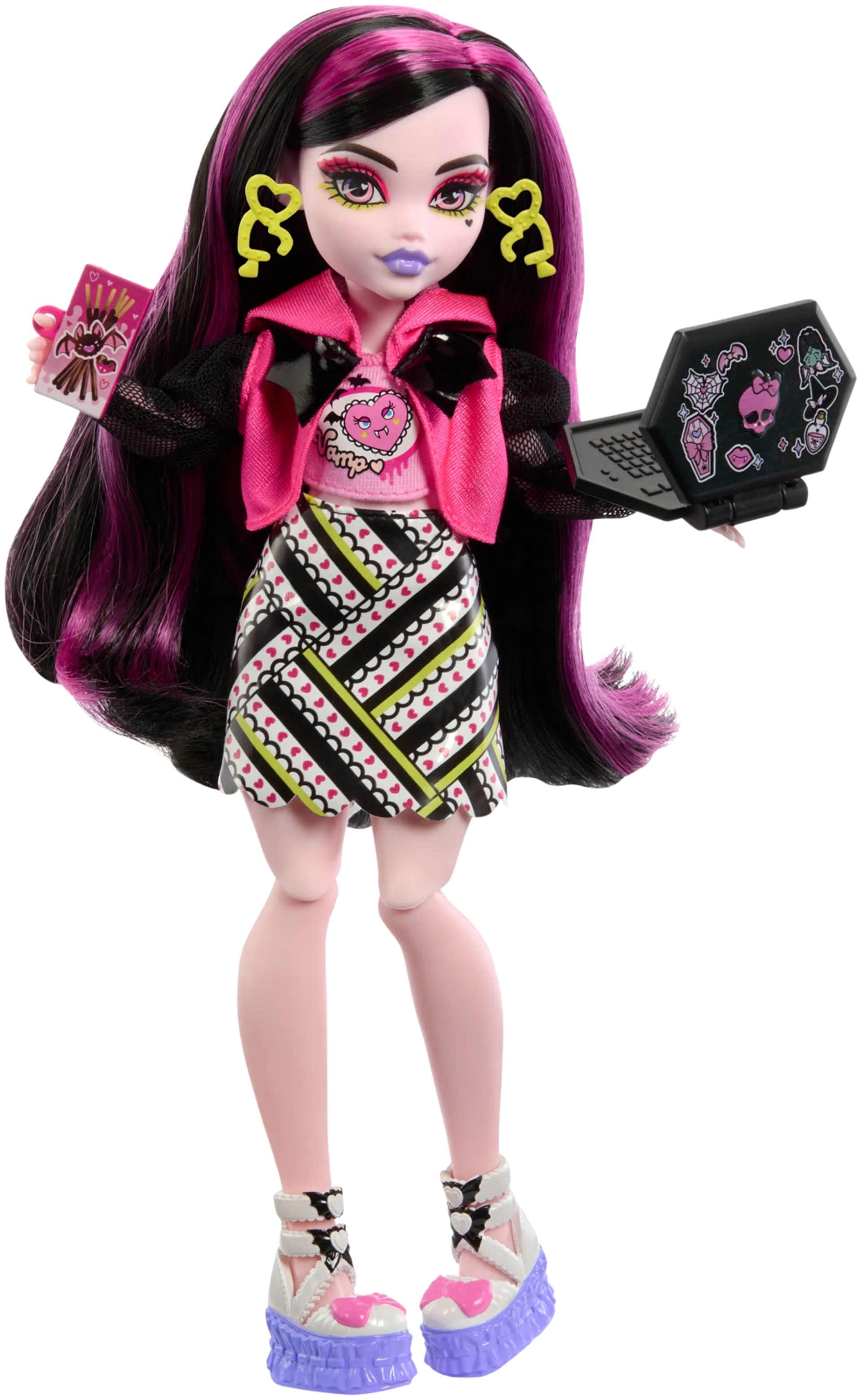 Monster High Skulltimate Secrets Draculaura -muotinukke - 3