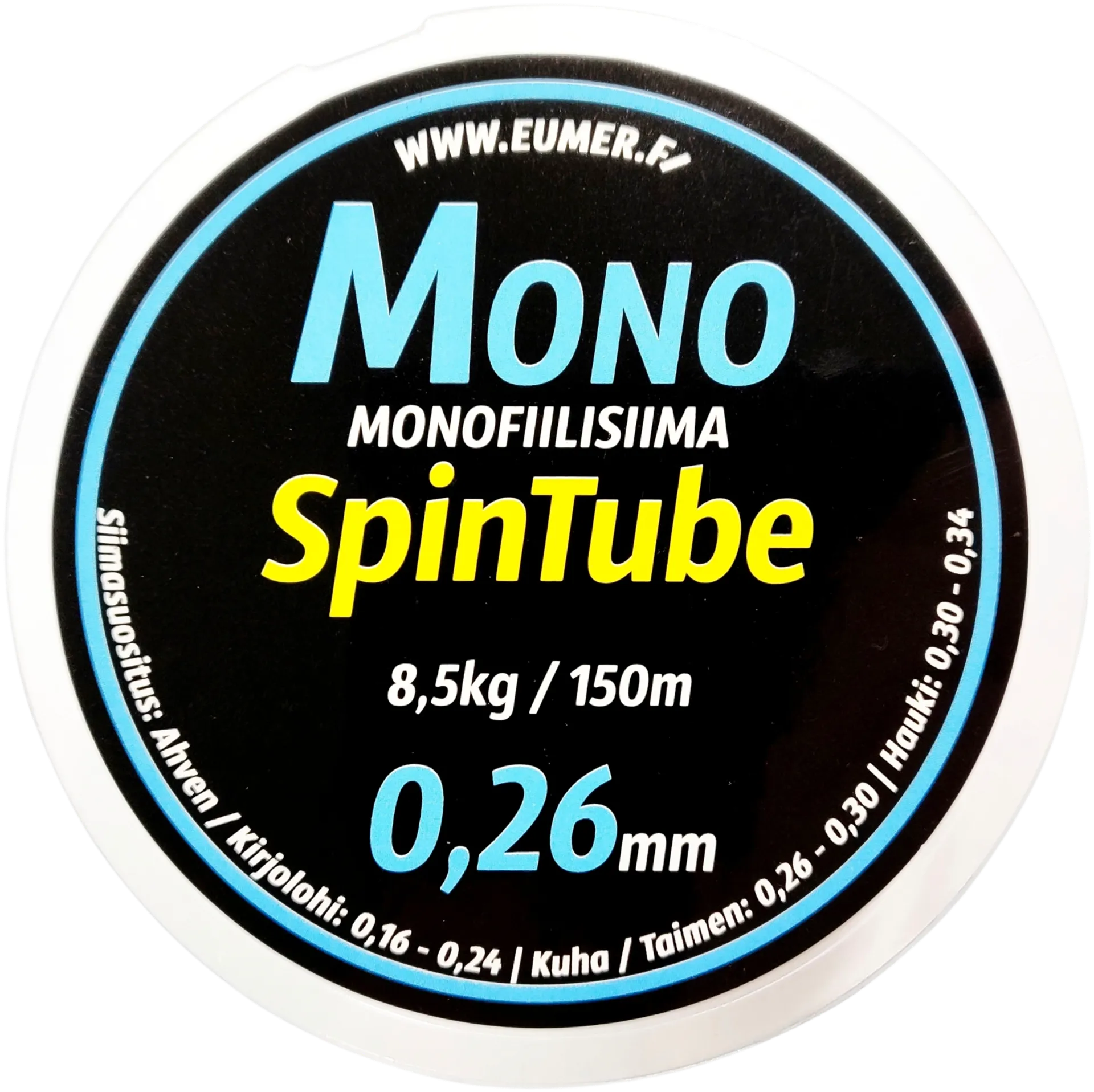 Spintube monofiilisiima  0,26mm / 150m