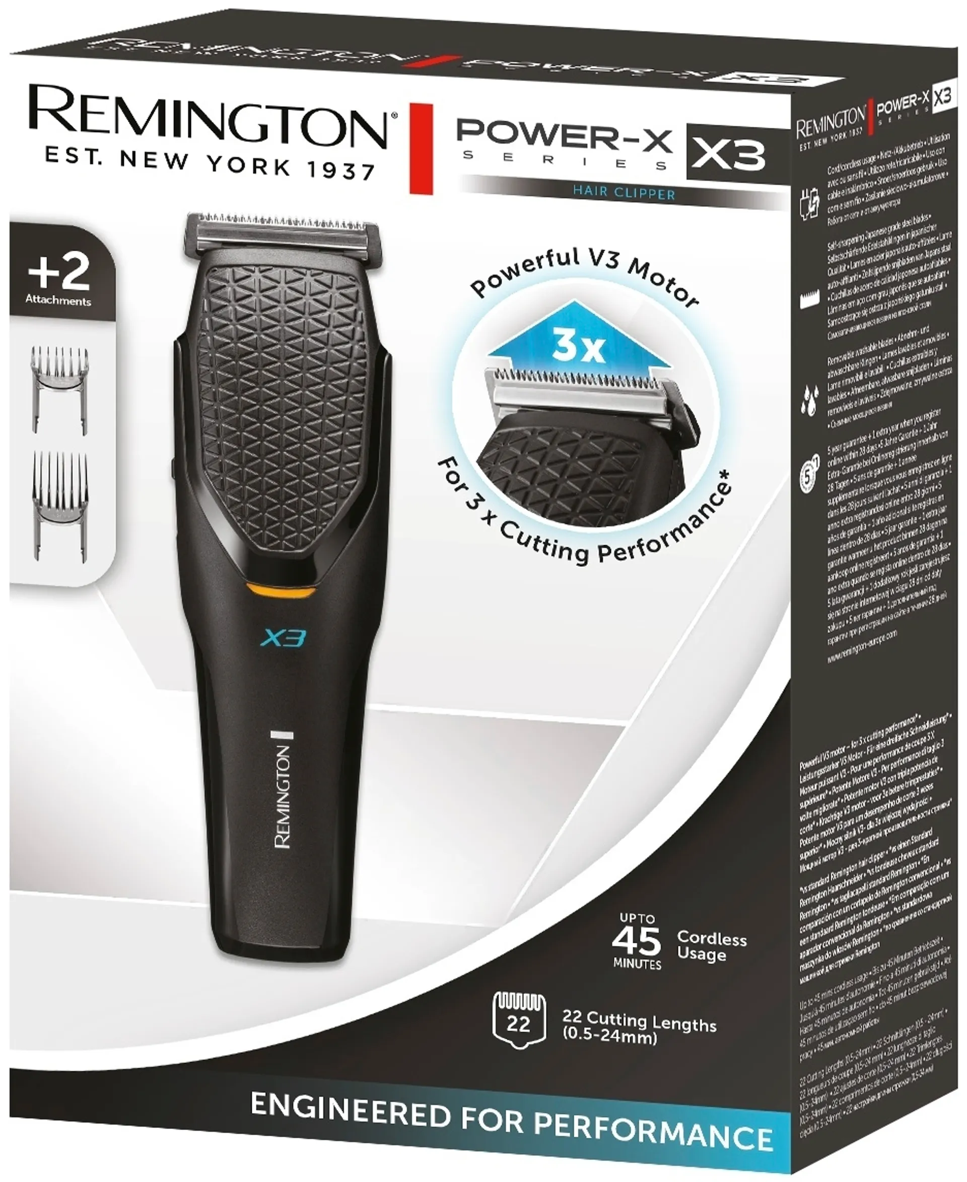 Remington hiustenleikkuri Power-X X3 HC3000 - 4
