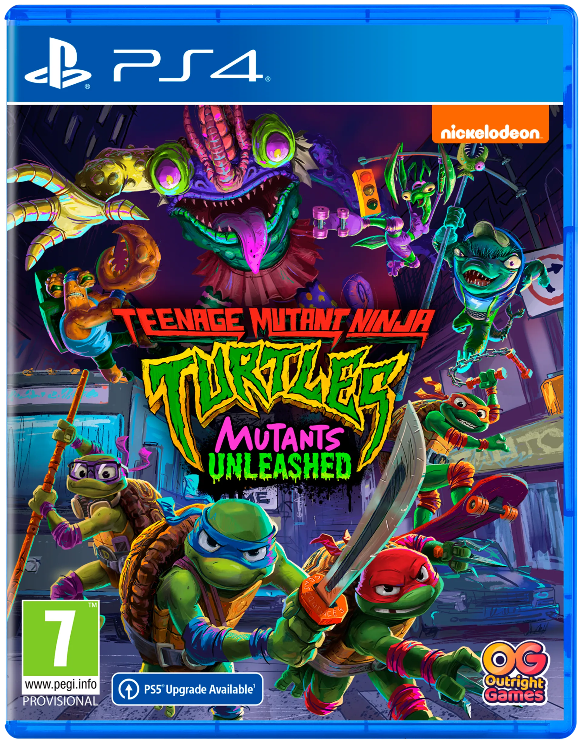 PS4 TMNT Mutants Unleashed