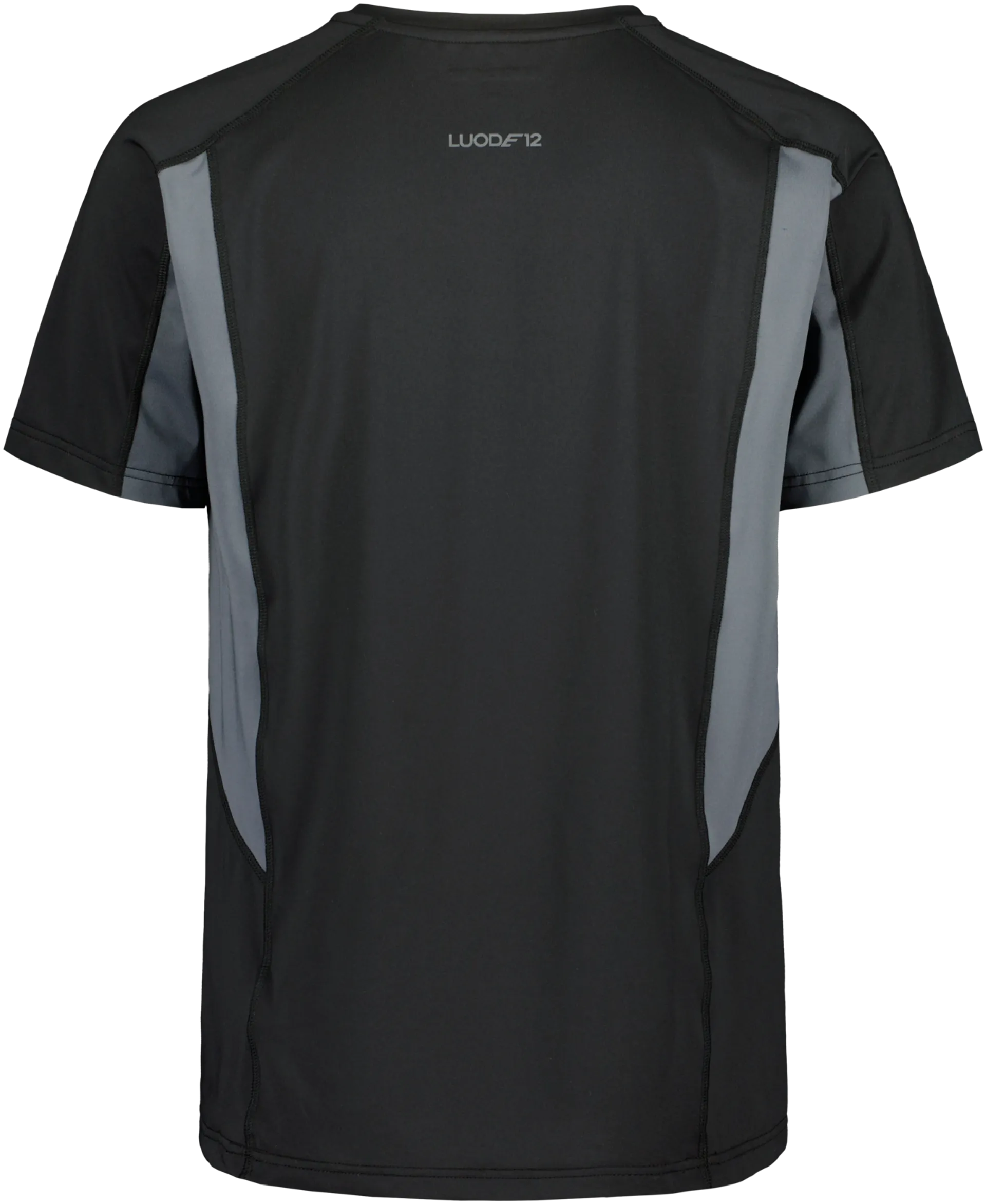 Luode12 miesten tekninen t-paita 204L112456 - Black-Grey - 2