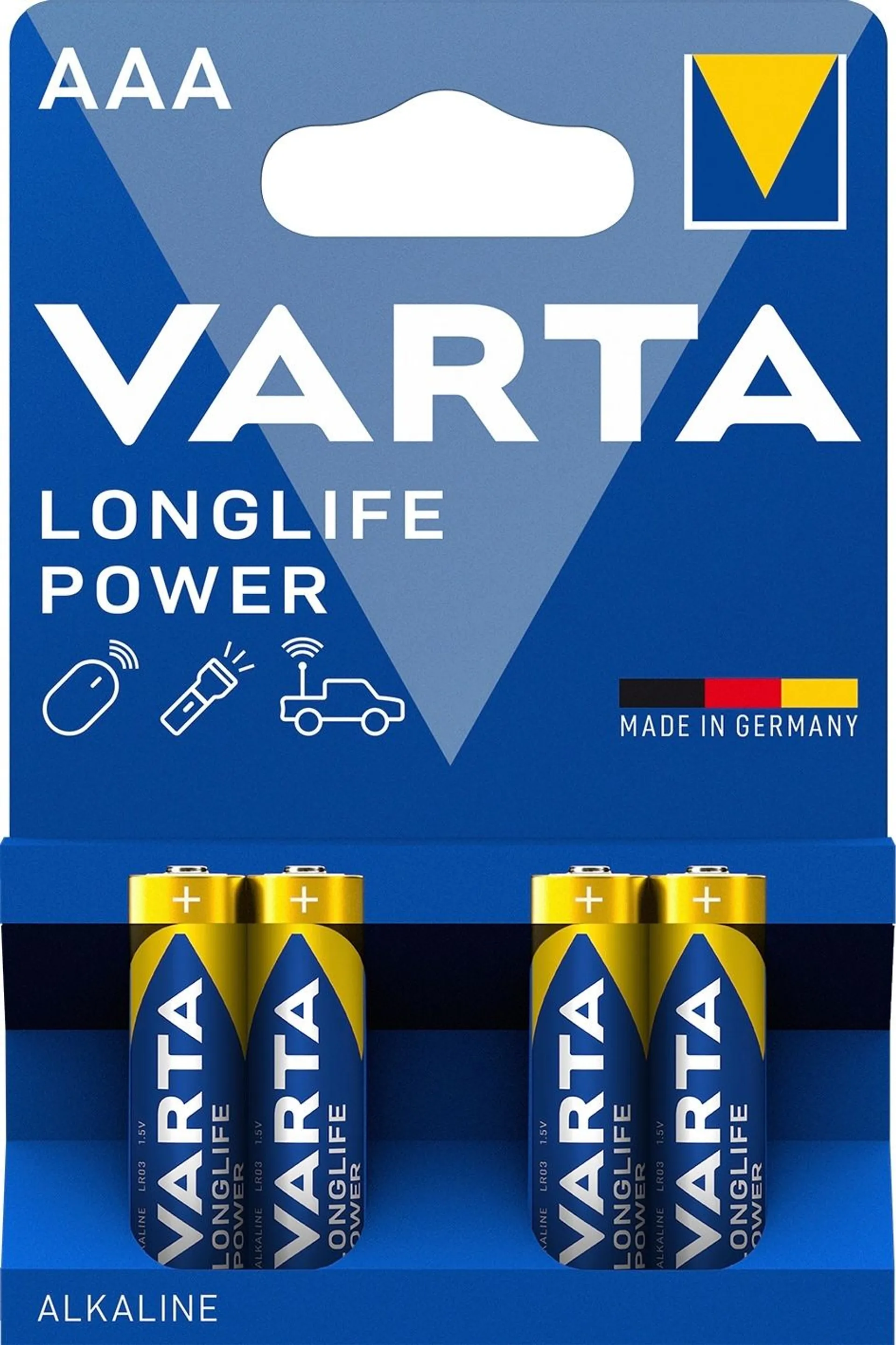 Varta Longlife Power AAA 4kpl - 1