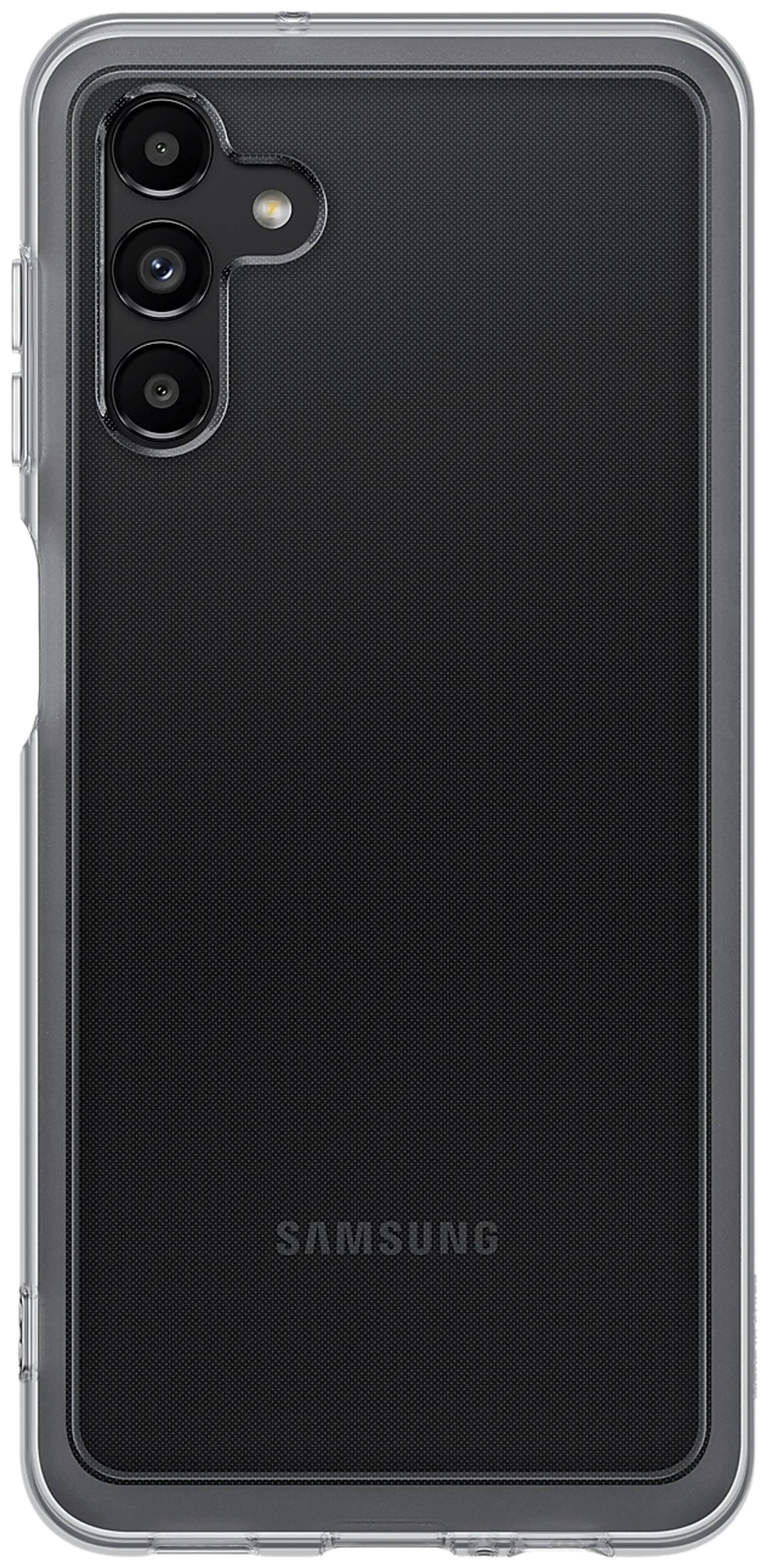 Samsung Galaxy A13 5G soft clear cover suoja musta
