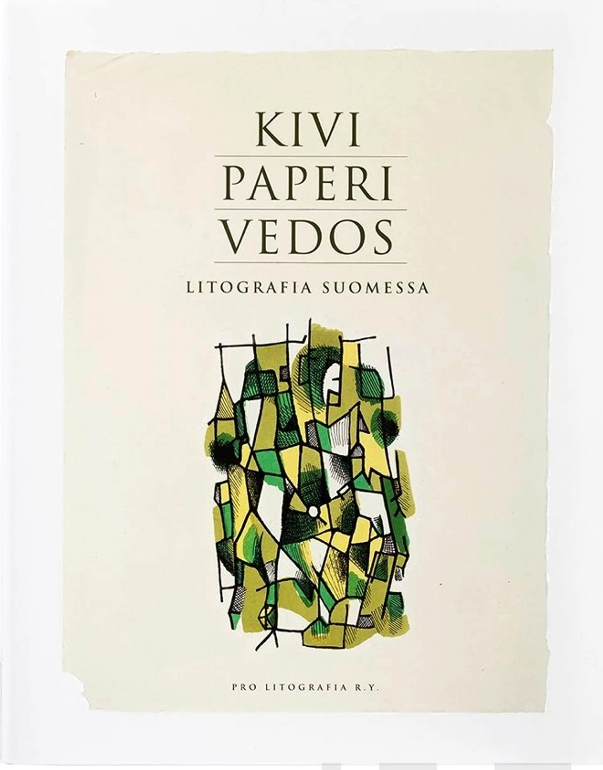 Anttonen, Kivi, paperi, vedos - Litografia Suomessa