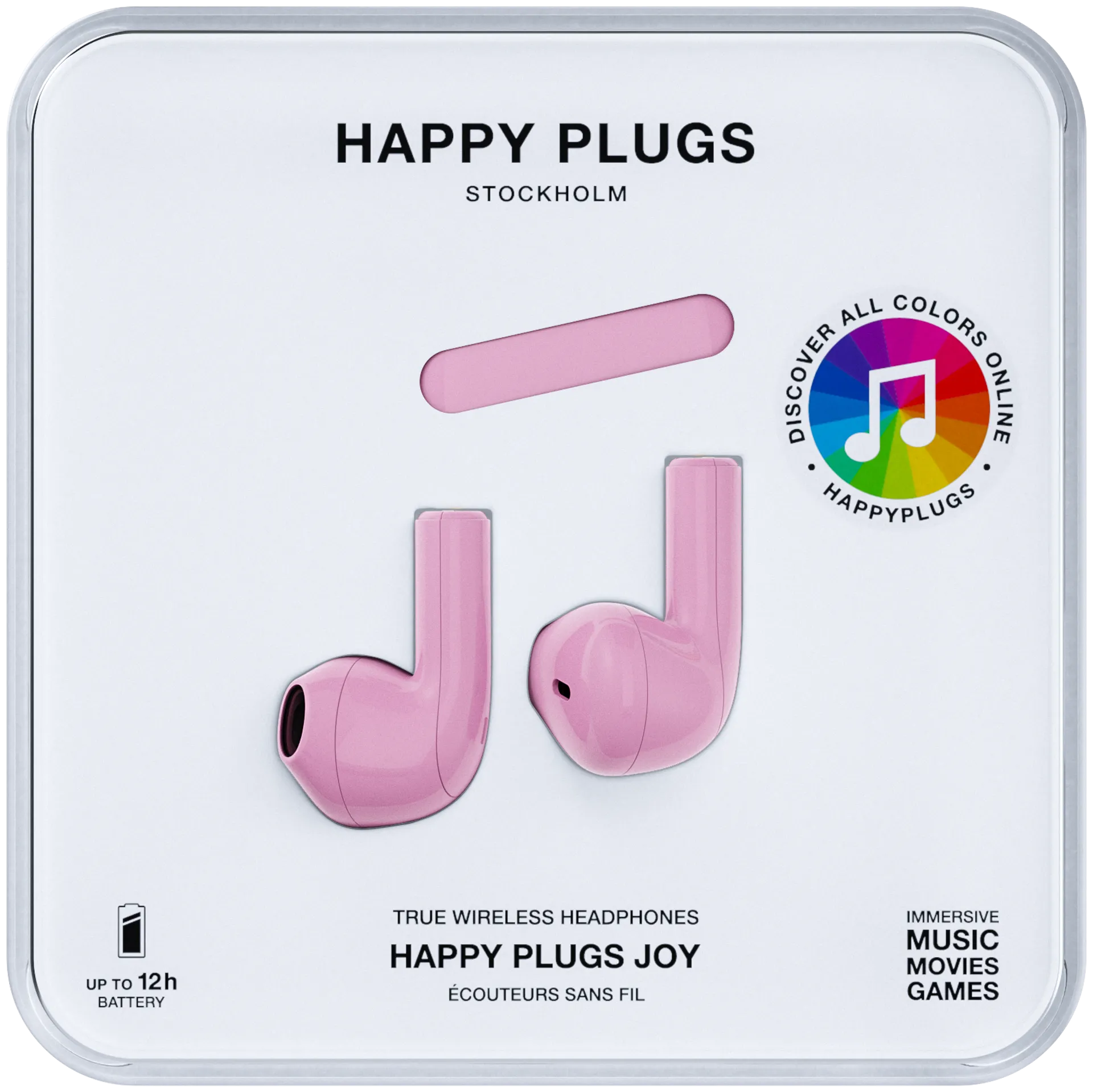 Happy Plugs Bluetooth nappikuulokkeet Joy kirsikka - 10