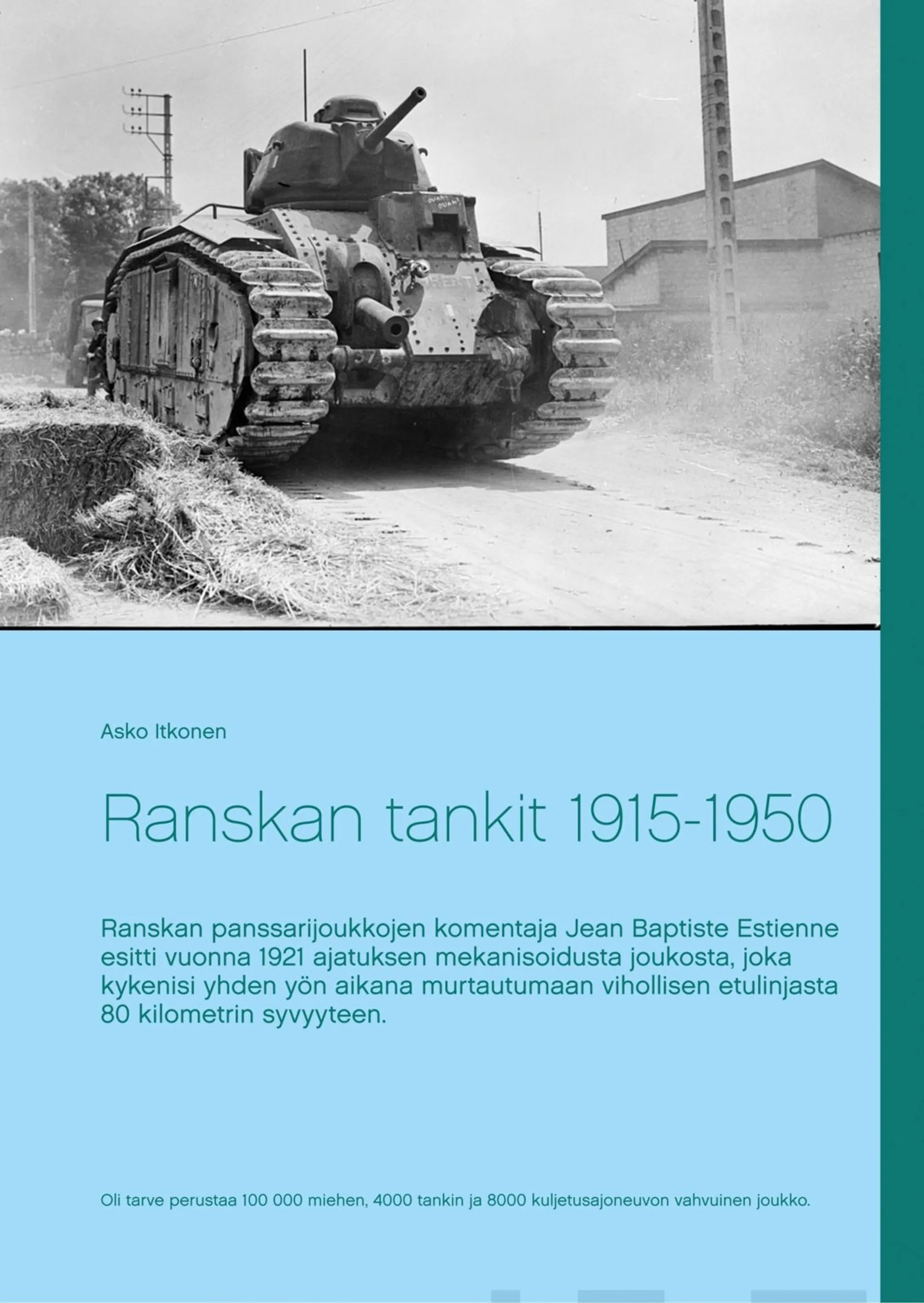 Itkonen, Ranskan tankit 1915-1950