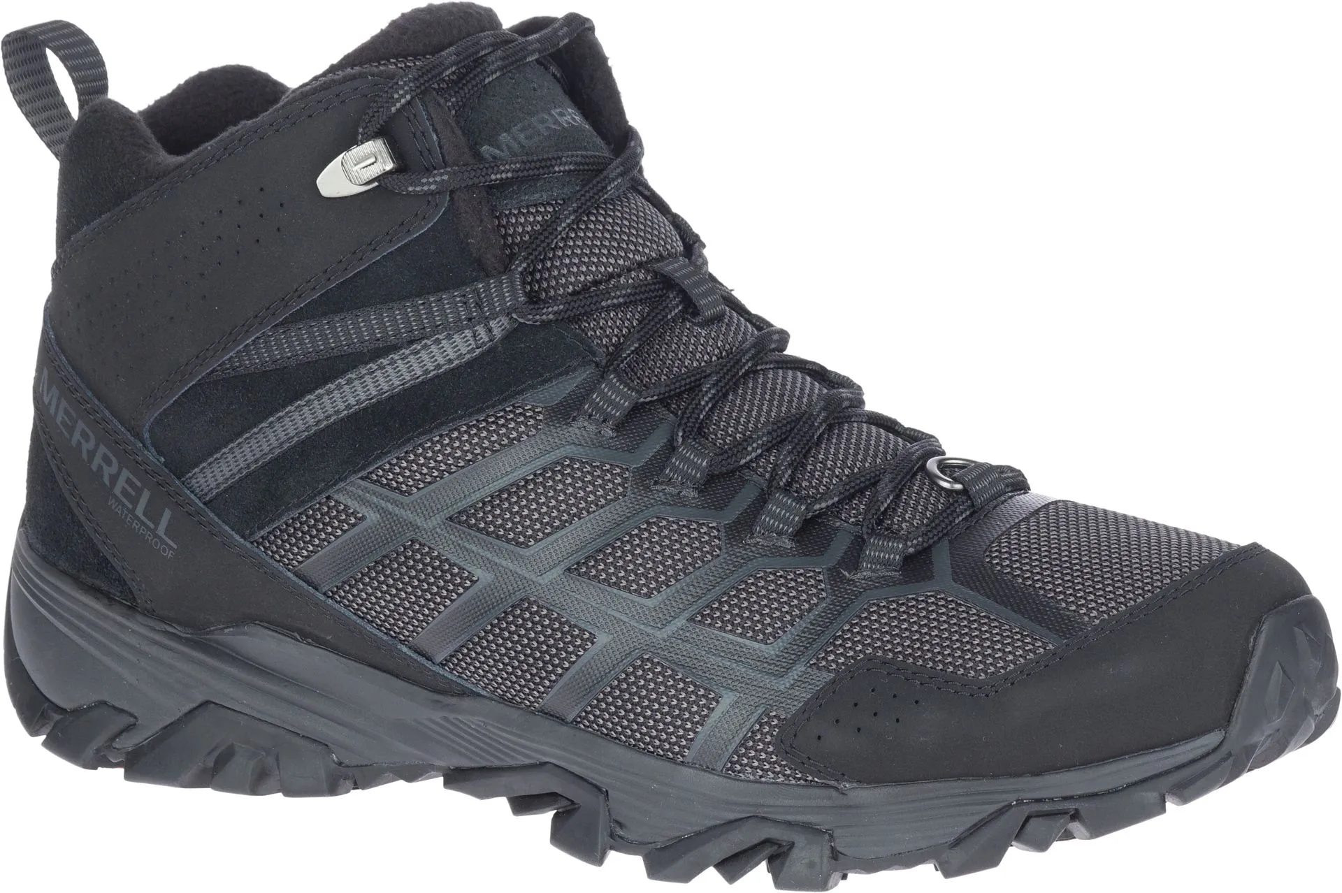 Merrell miesten pitopohjajalkine Moab FST 3 Thermo Mid - BLACK - 1