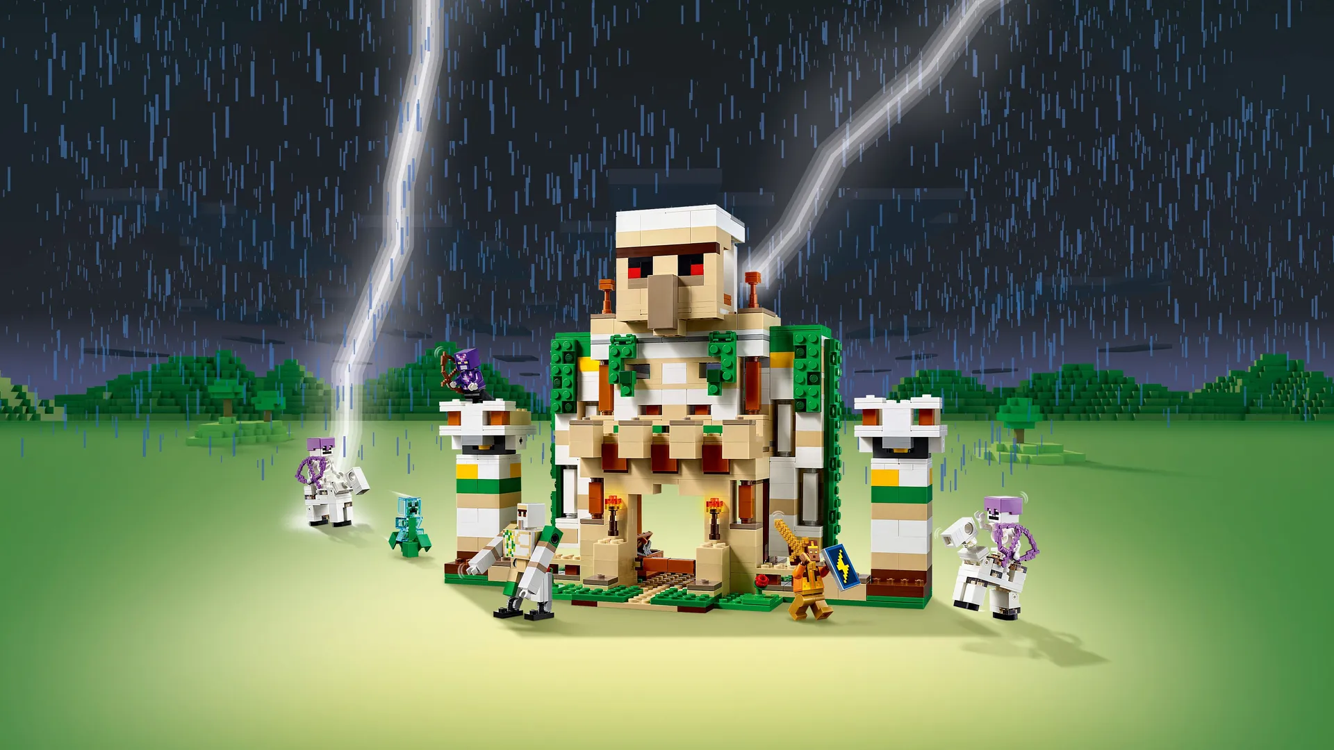 LEGO Minecraft 21250 Rautajätin linnake - 6