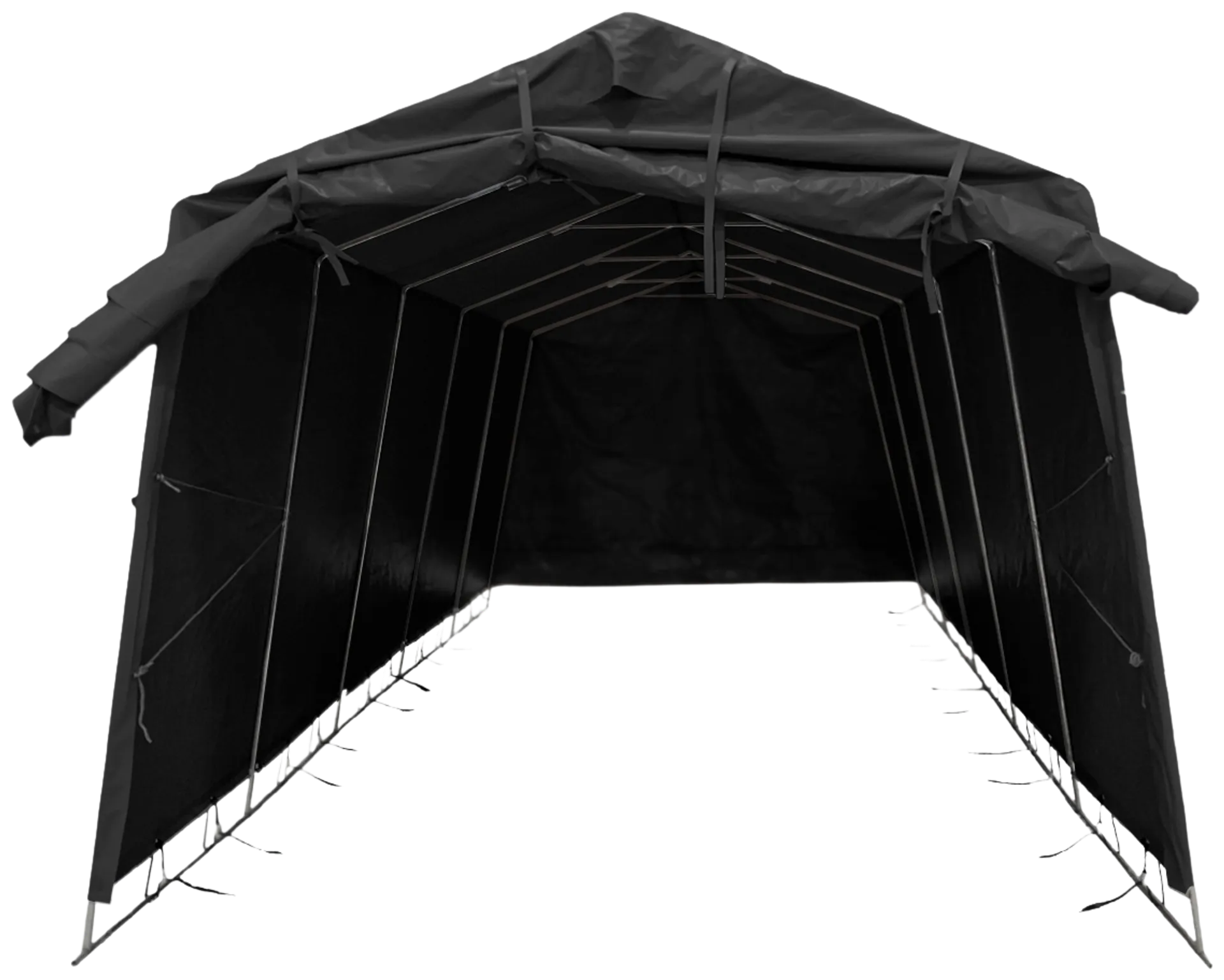 Fornorth pressutalli 2x3m, musta - 1