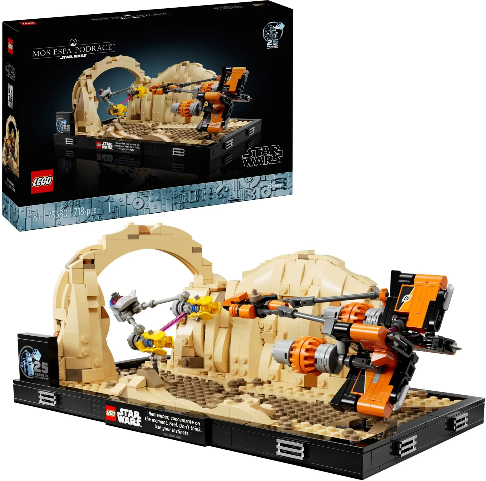 LEGO® Star Wars™ 75380 Mos Espa Podrace™ dioraama, rakennussetti - 1