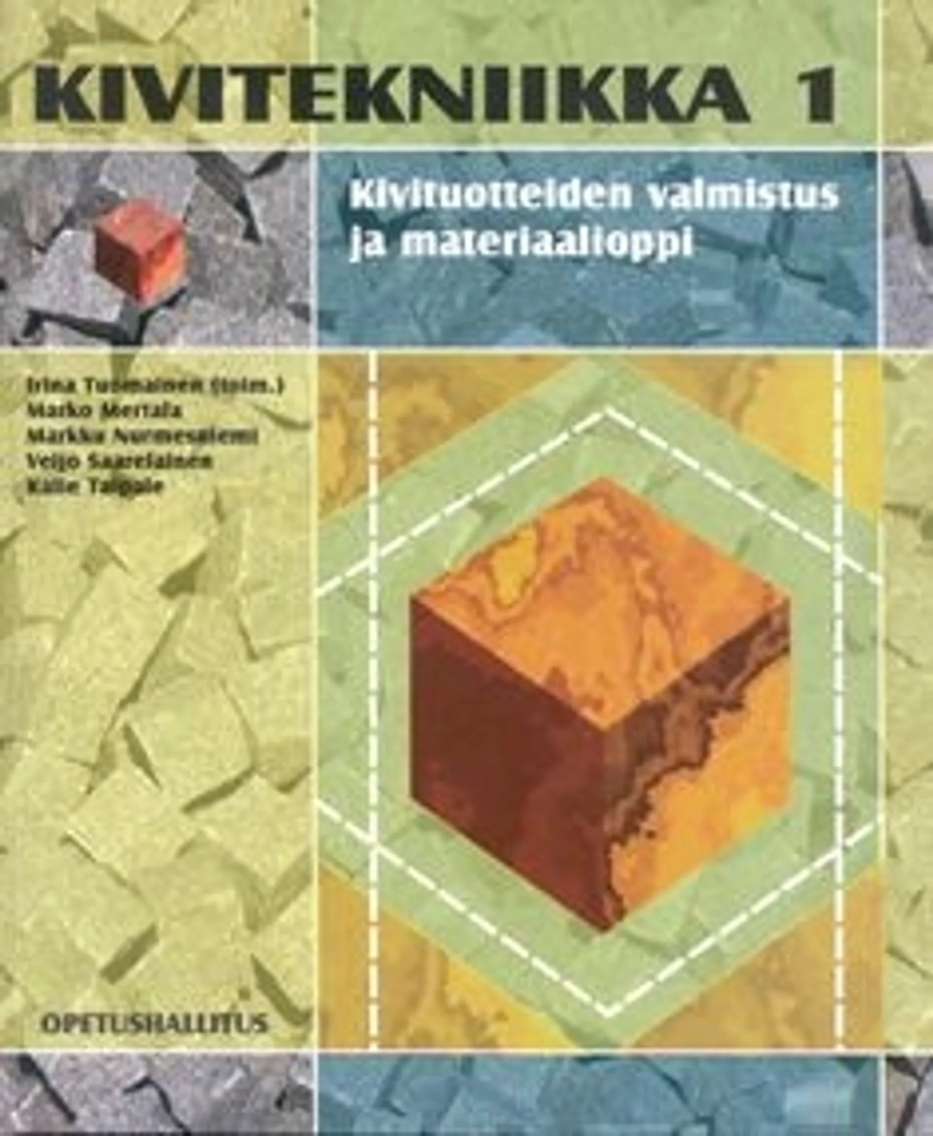 Nurmesniemi, Kivitekniikka 1 - Kivituotteiden valmistus ja materiaalioppi