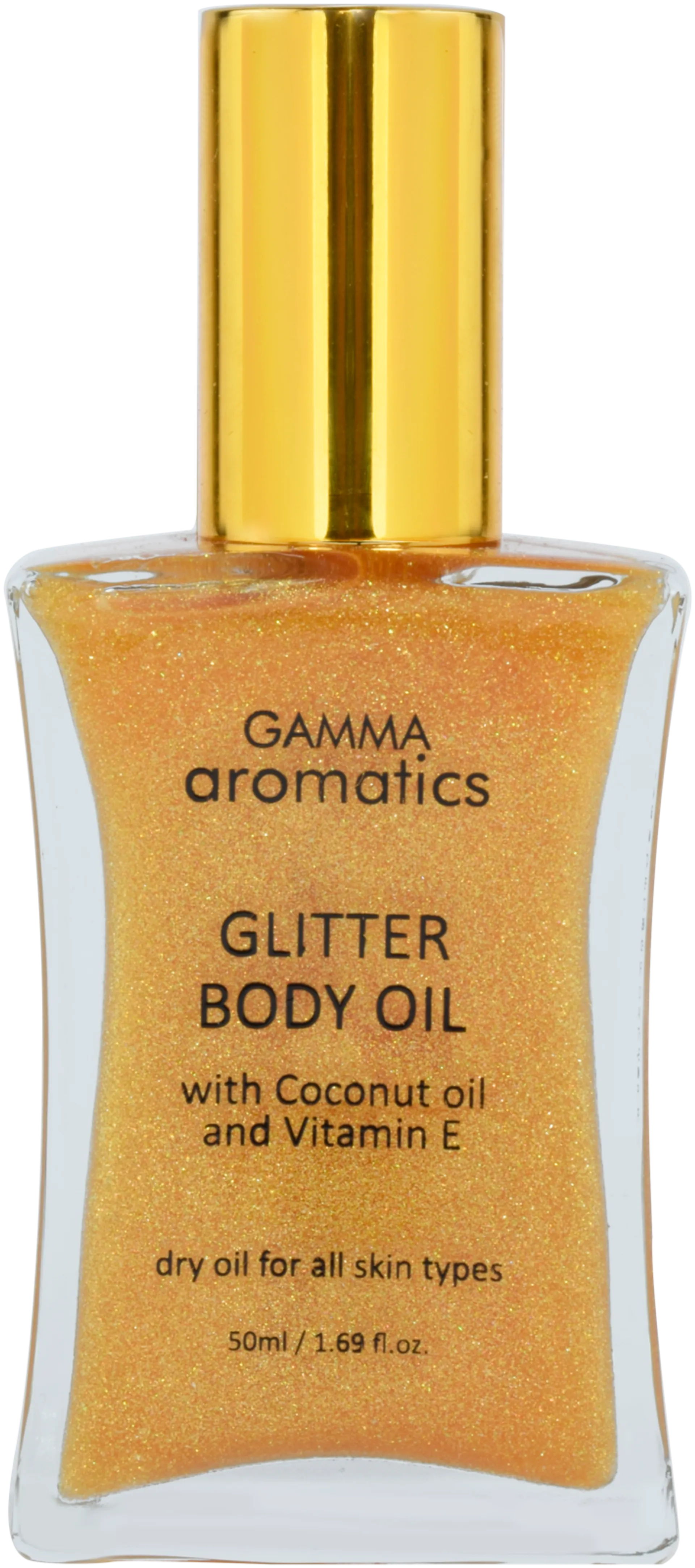 GAMMA aromatics Glitter vartaloöljy Gold 50ml