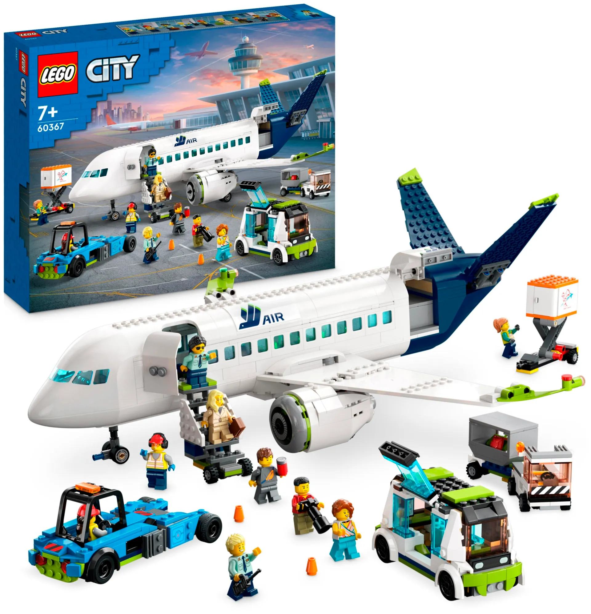 LEGO City Exploration 60367 Matkustajalentokone - 1