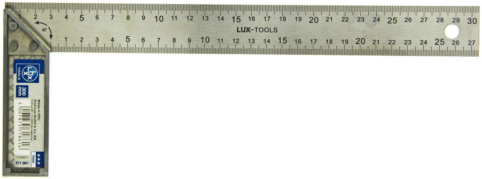 LUX-TOOLS suorakulma 300mm Classic