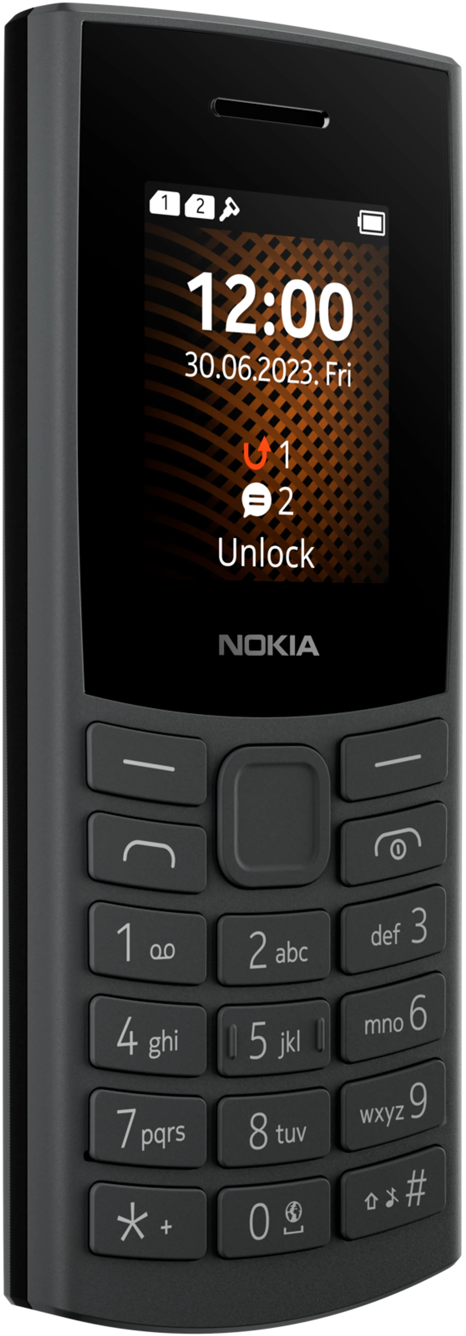 Nokia 105 4G peruspuhelin hiilenharmaa - 3