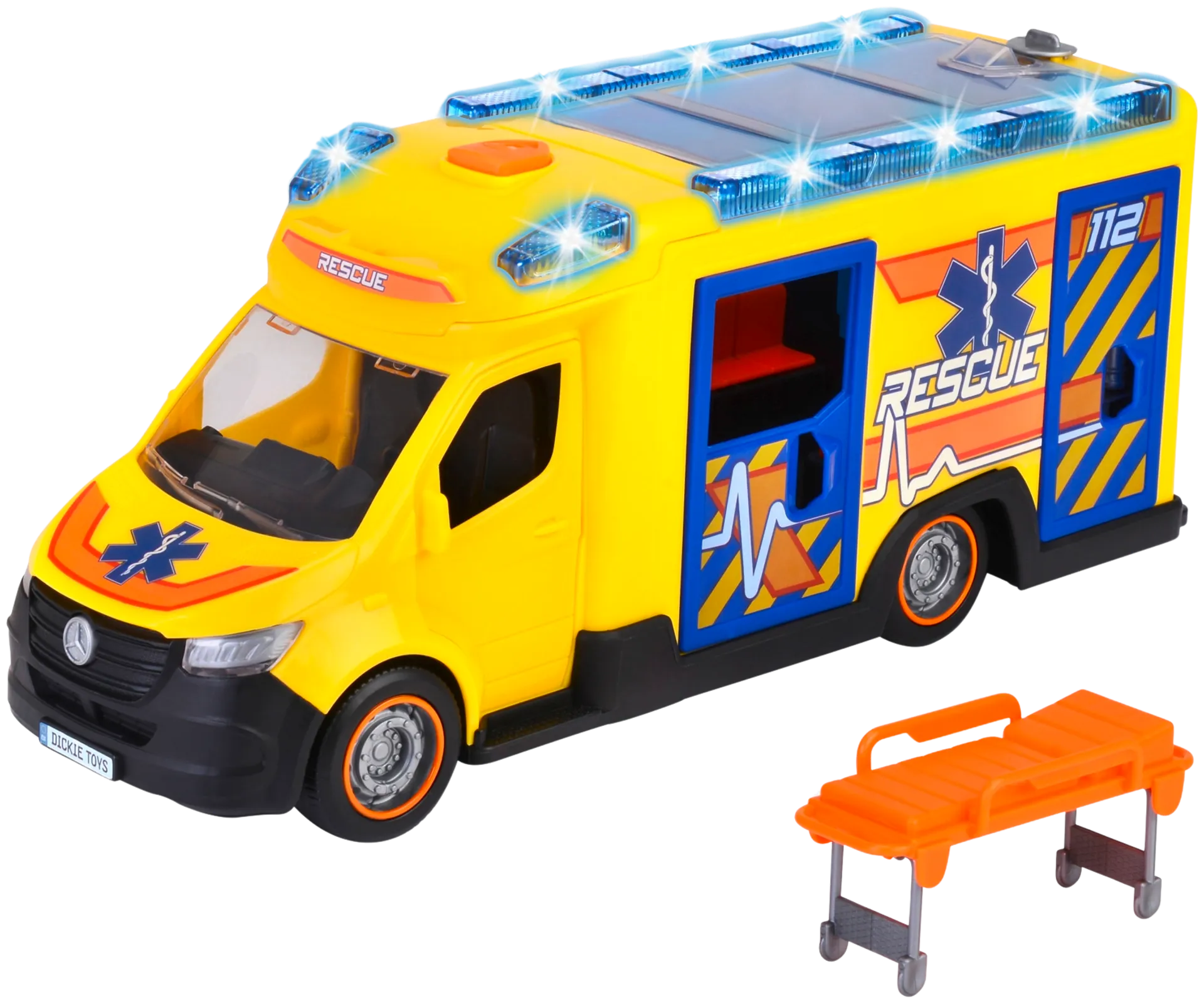 Dickie Toys Mercedes Benz Sprinter, iso ambulanssi, 34,5 cm - 2