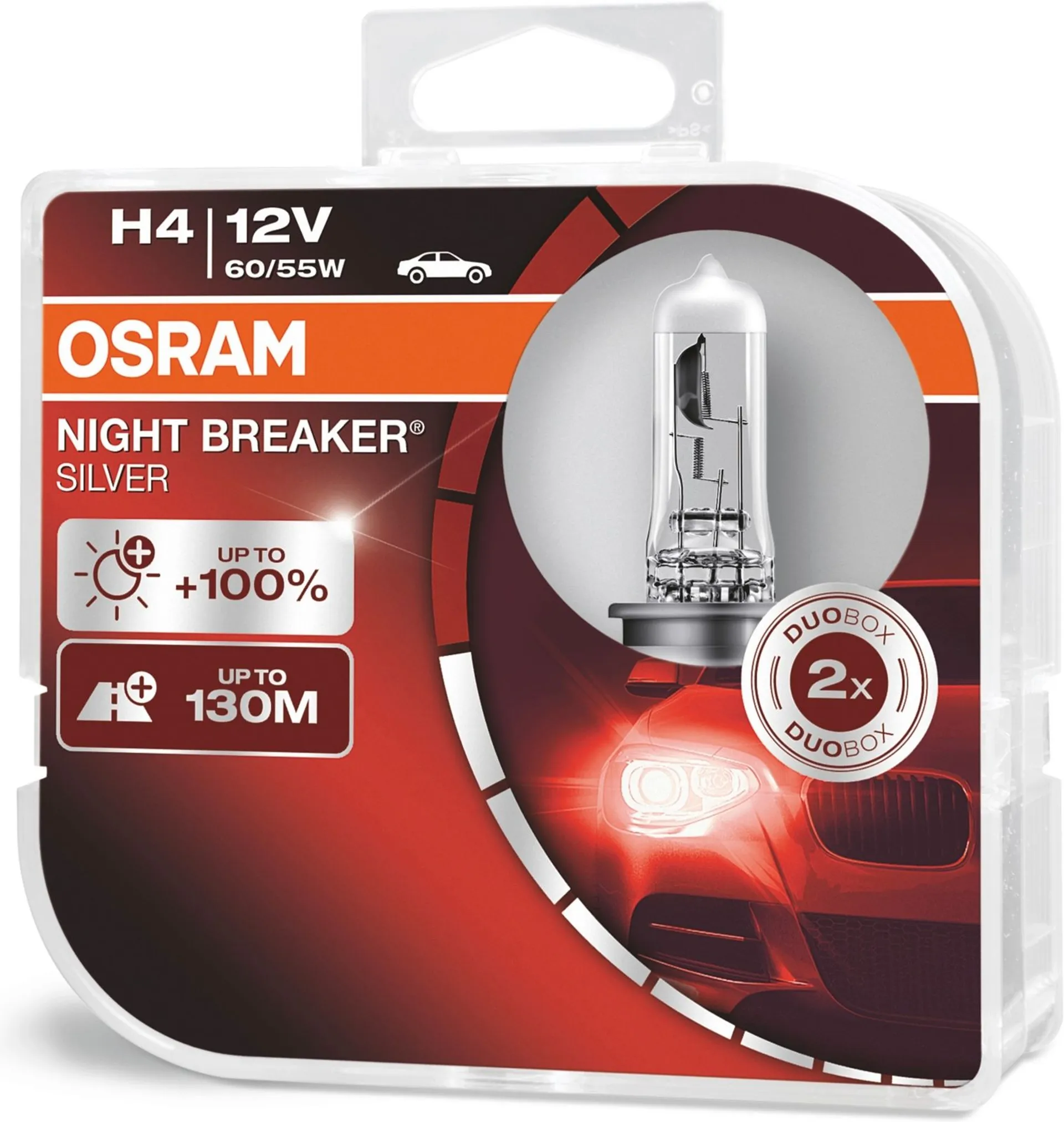 Osram Night Breaker Silver H4 12V 60/55W polttimopari