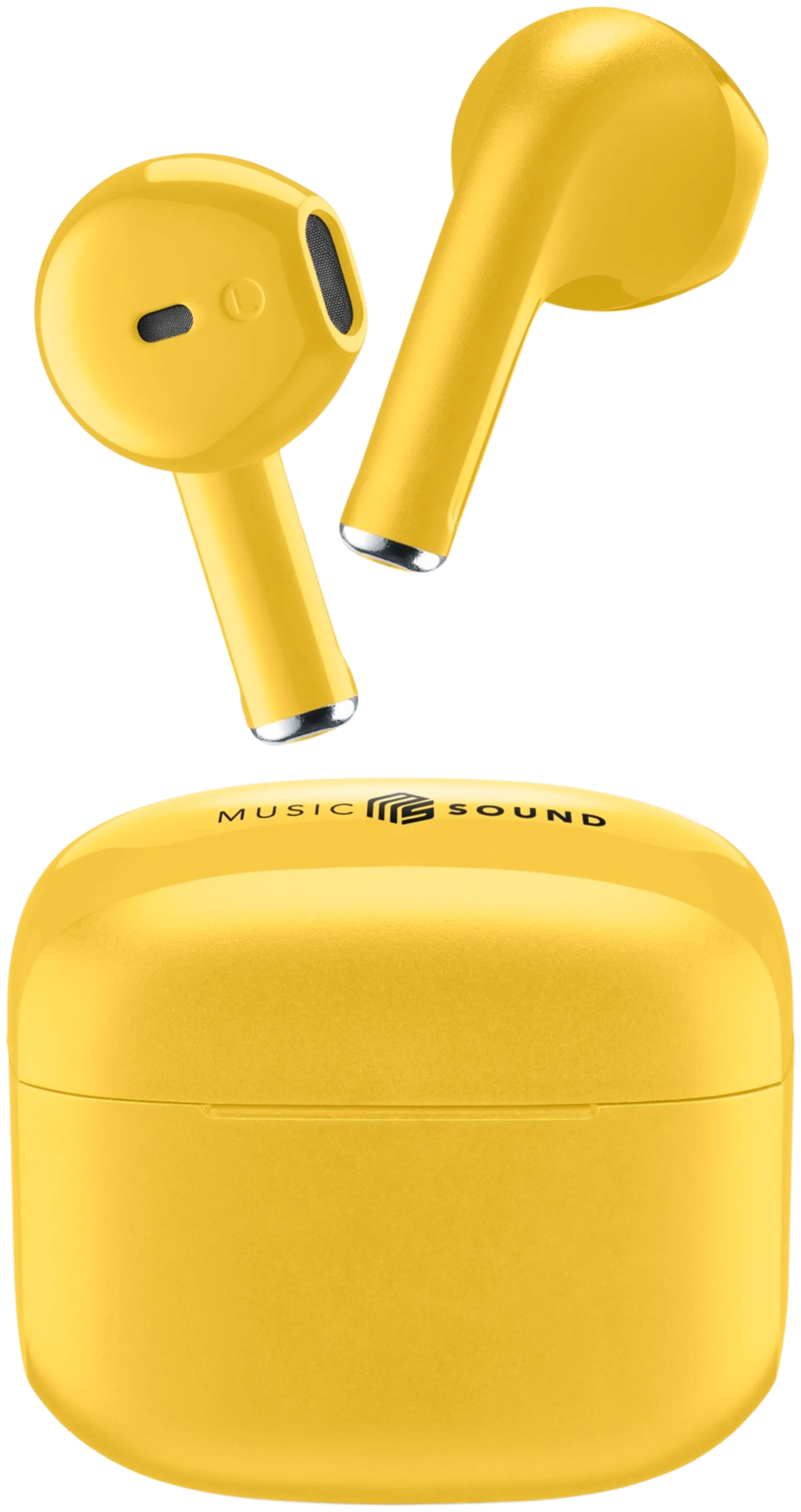 MusicSound Bluetooth nappikuulokkeet Swag keltainen - 2