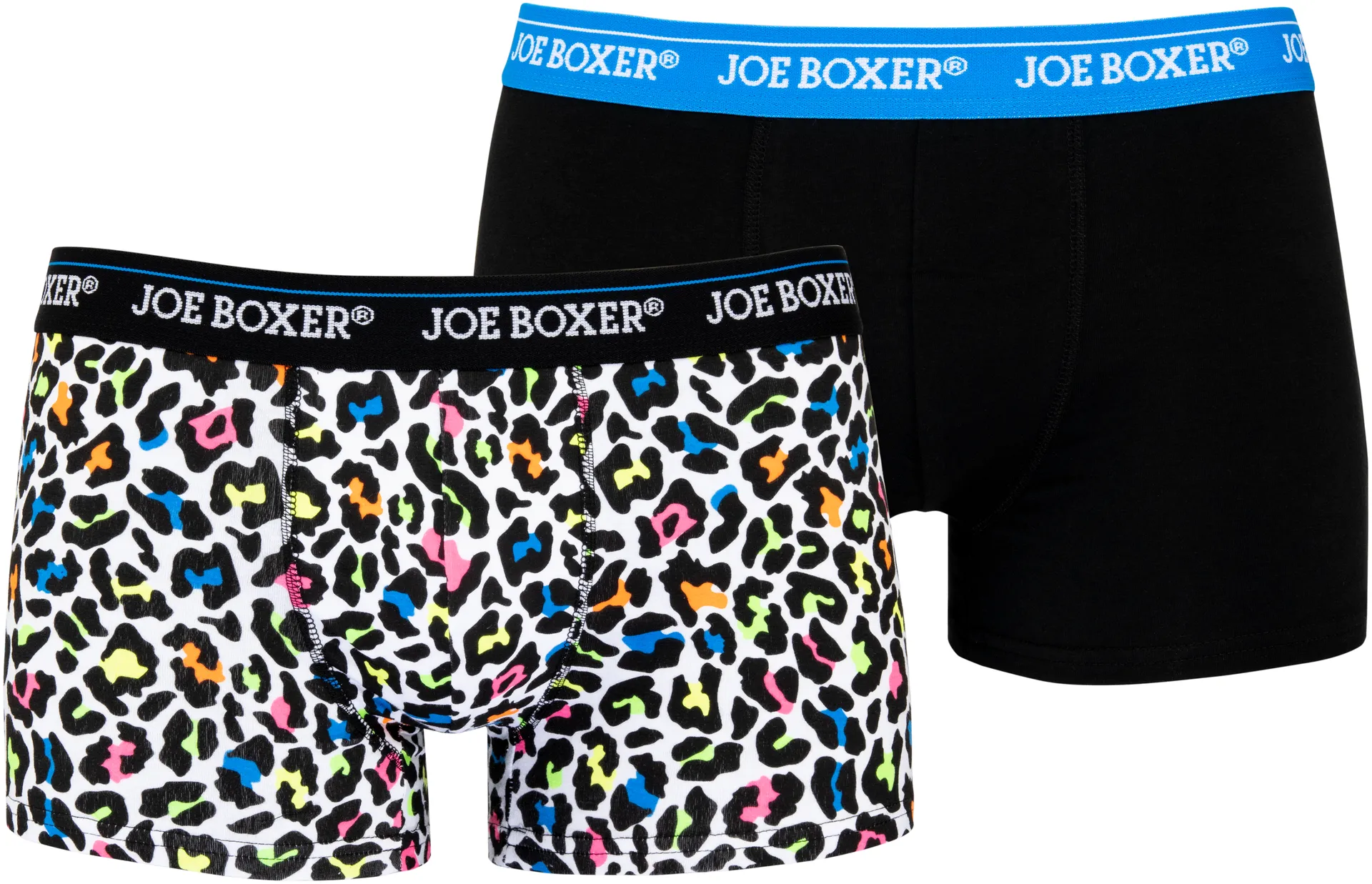 Miesten Joe Boxer 2-pack boxerit - black / aop