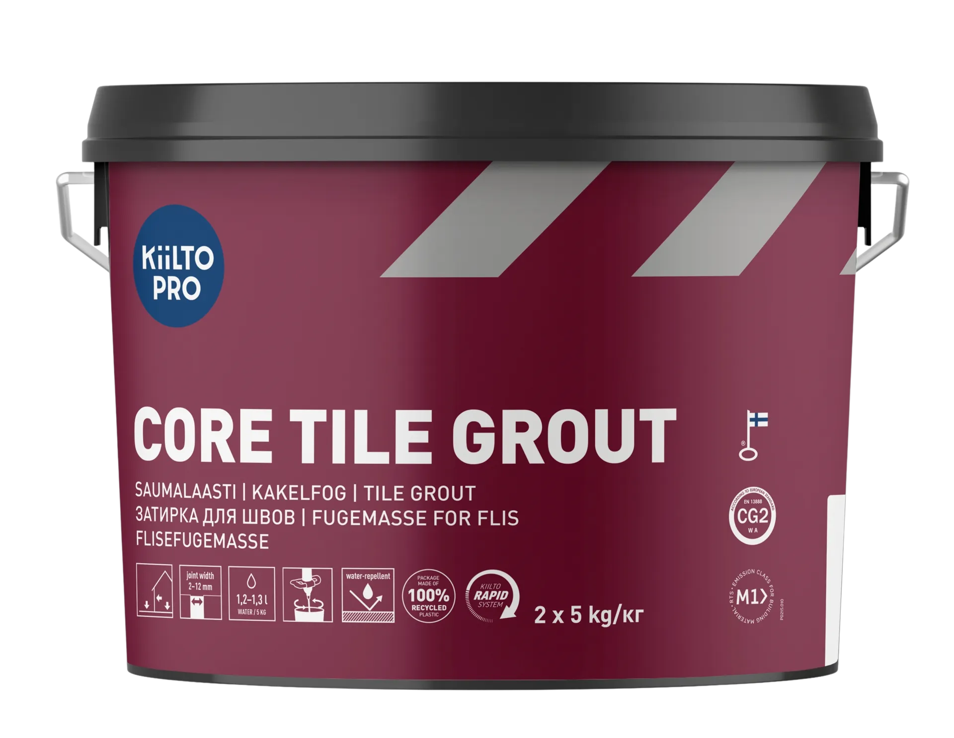 Kiilto Pro Core Tile grout saumalaasti 440 concrete  10 kg