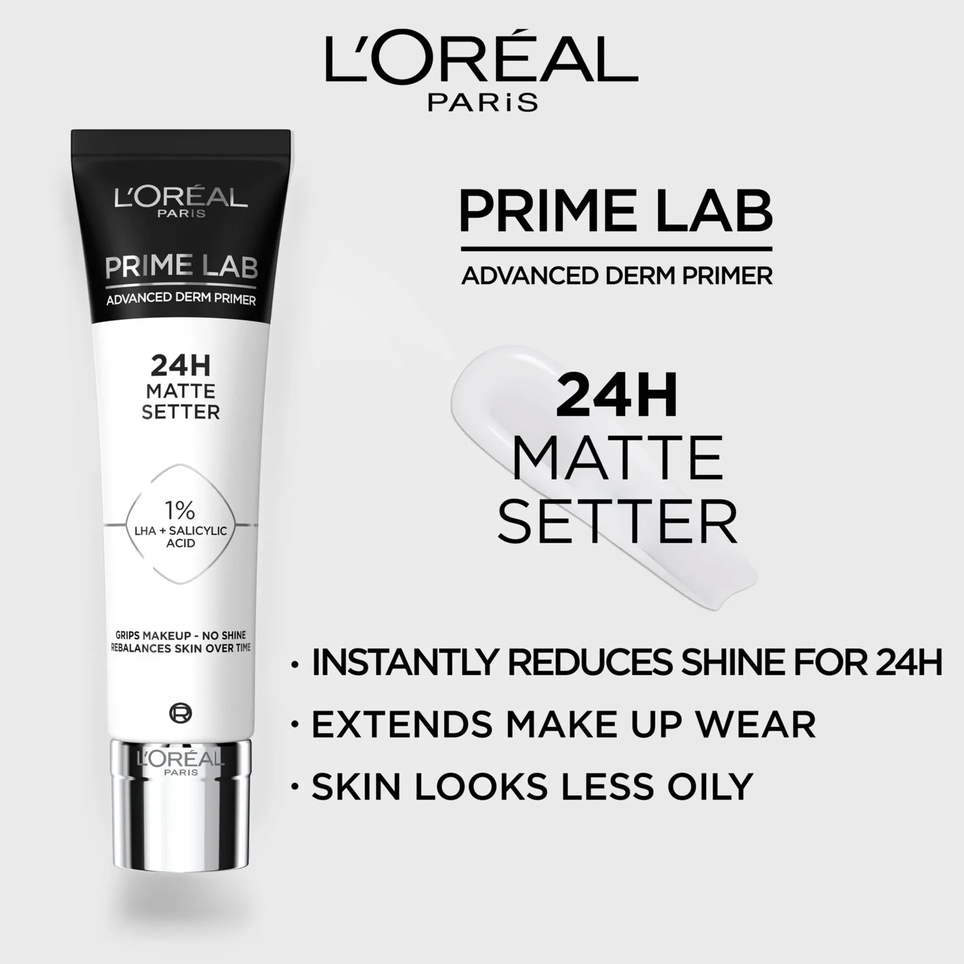 L'Oréal Paris Prime Lab Advanced Derm Primer 24H Matte Setter pohjustusvoide 30ml - 3