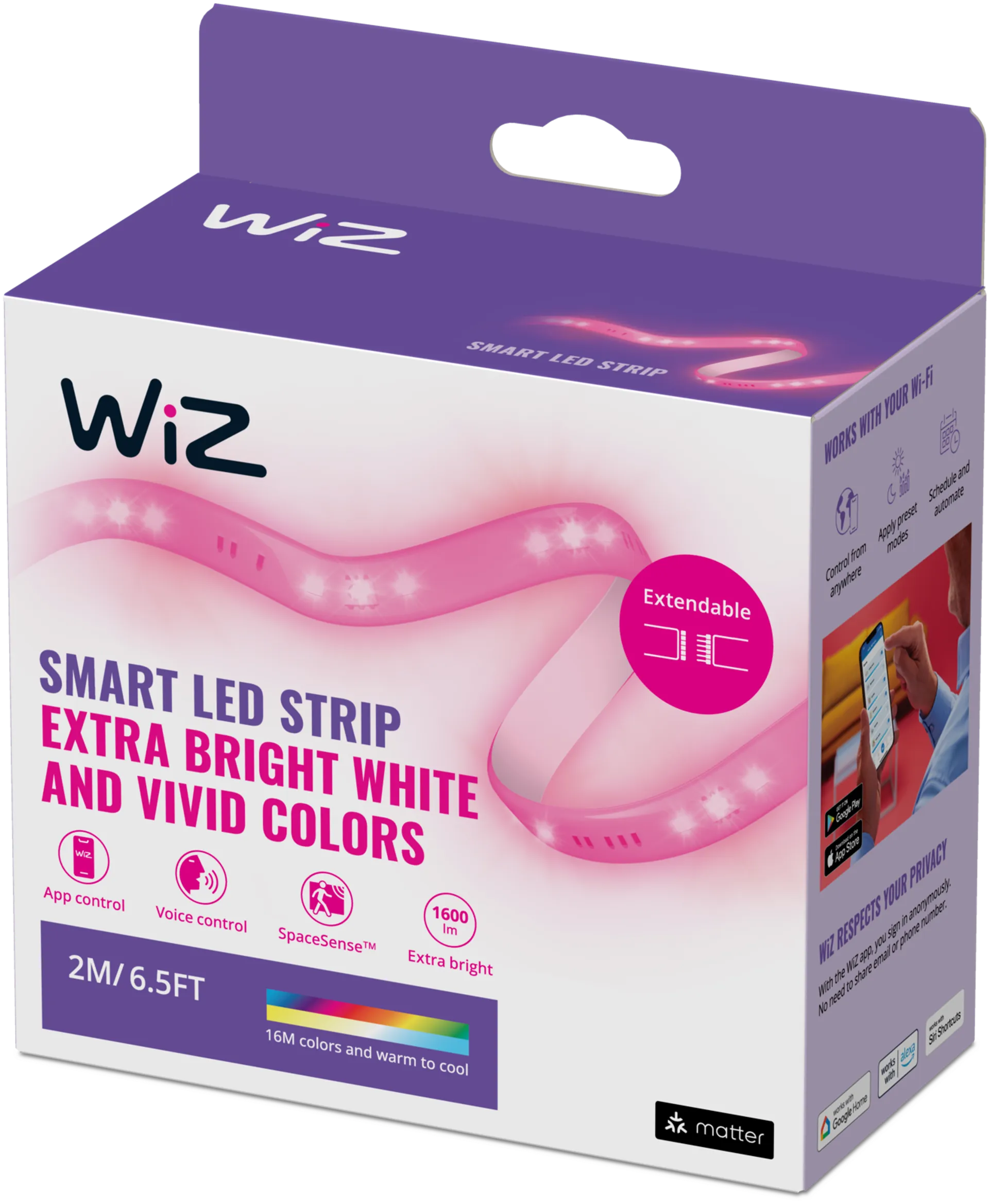 WiZ älyvalonauha LED 2M aloituspakkaus - 5