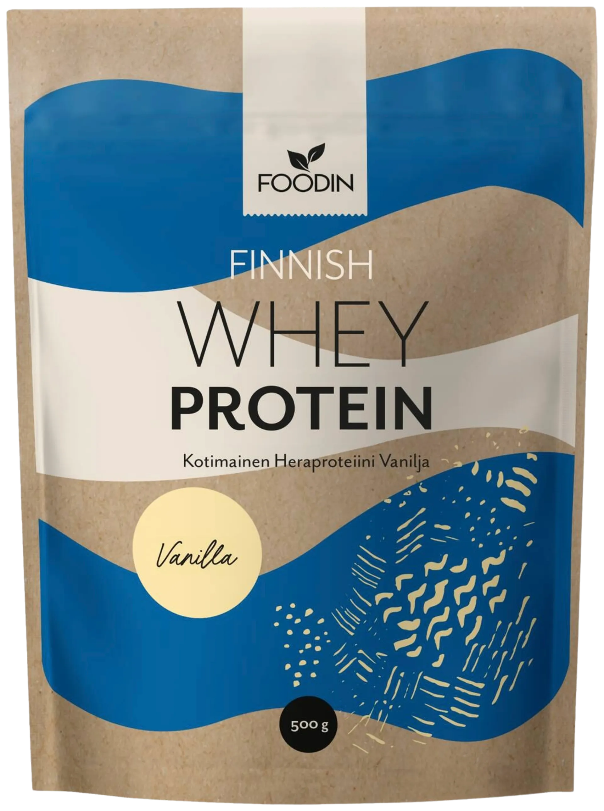 Foodin Kotimainen heraproteiini vanilja 500g