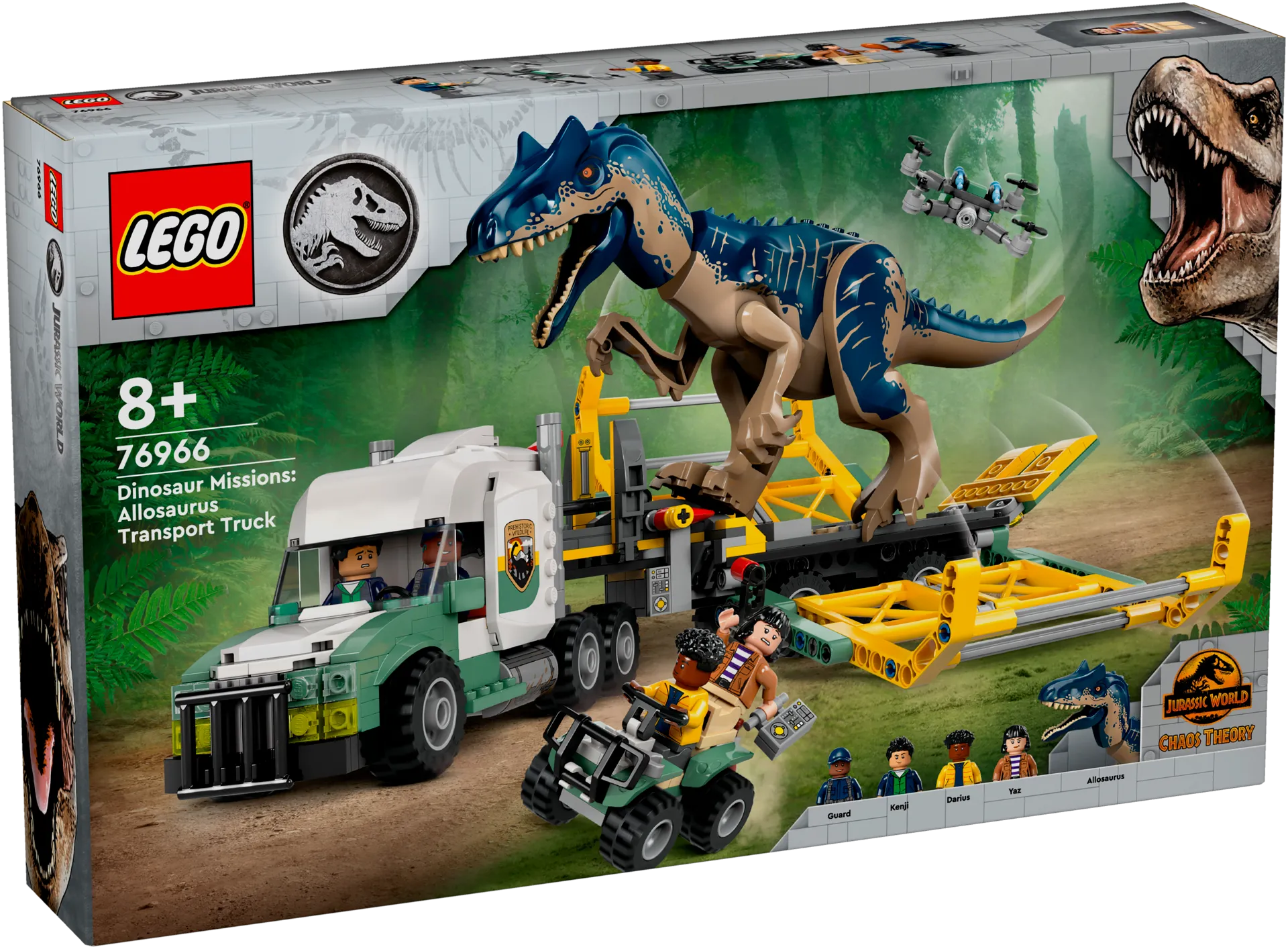 LEGO® Jurassic World 76966 - Dinosaurus-operaatiot: Allosaurus-rekka - 2