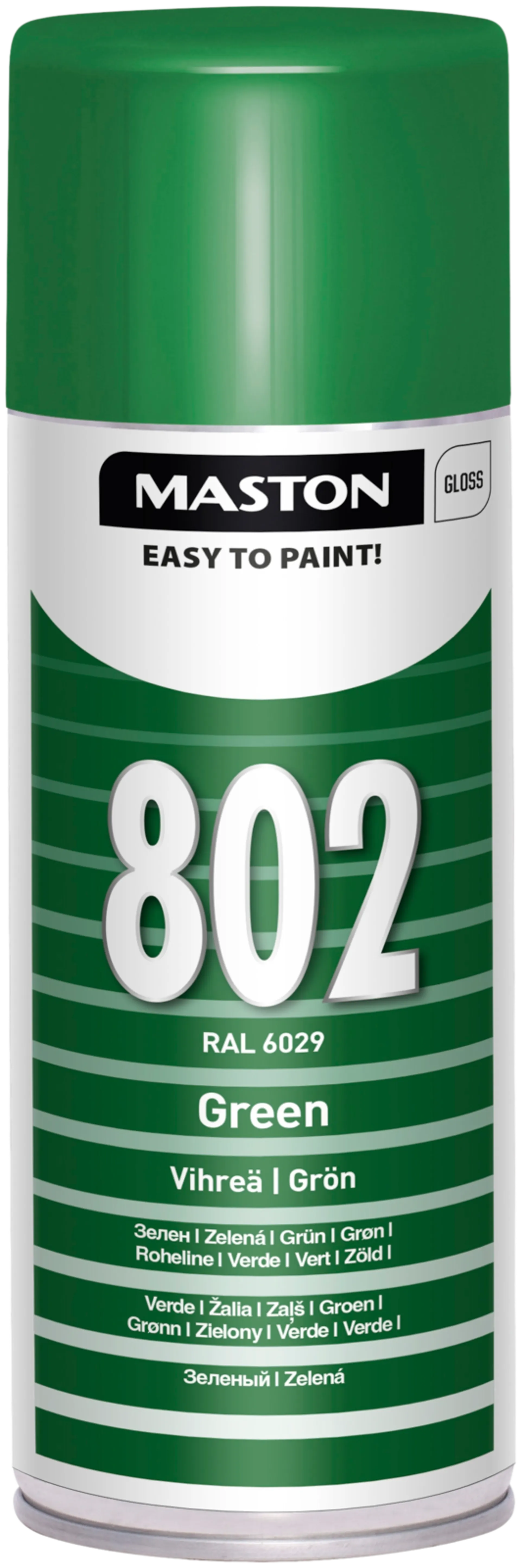 Maston spraymaali vihreä 802 400ml RAL 6029